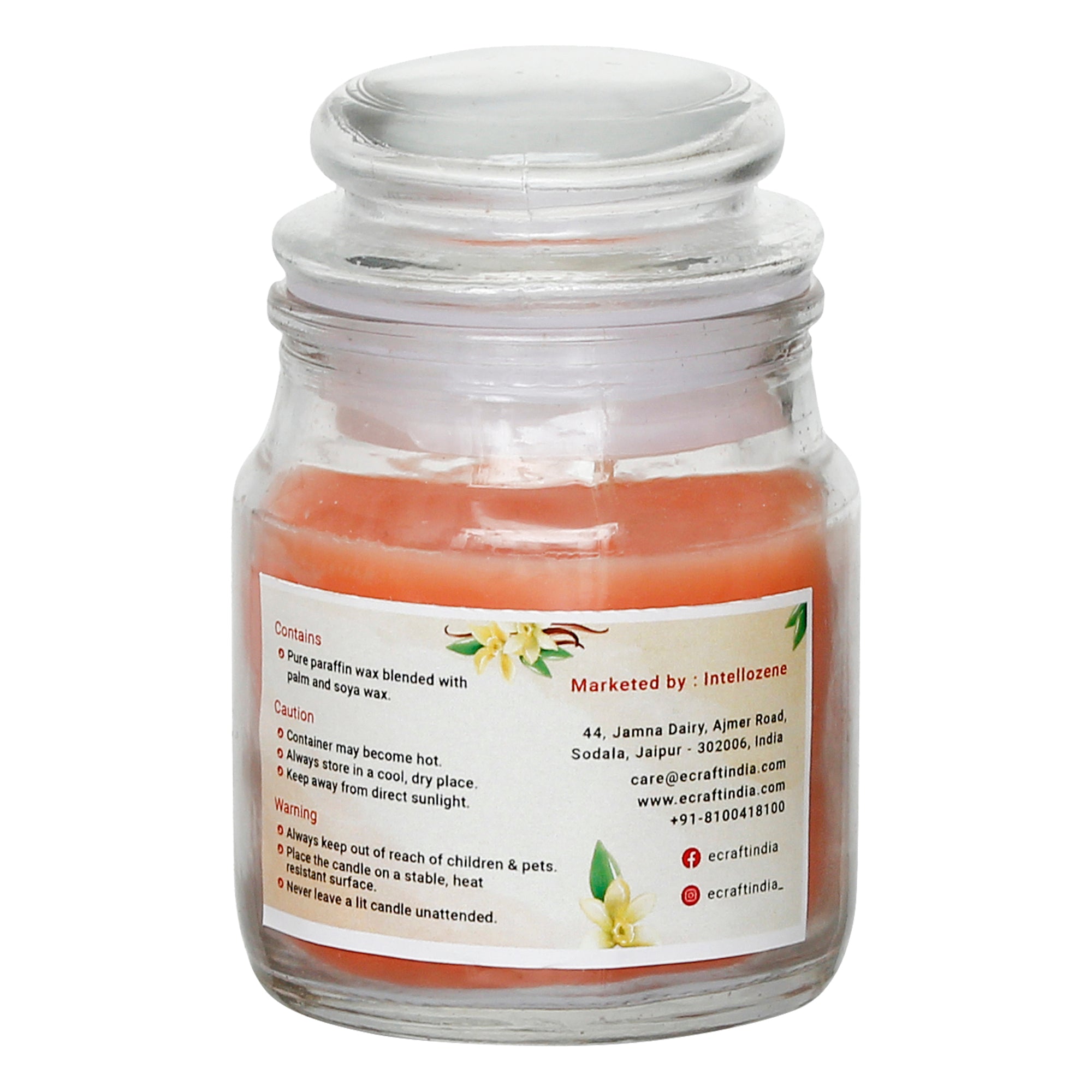 Vanilla Scented Jar Candle 4