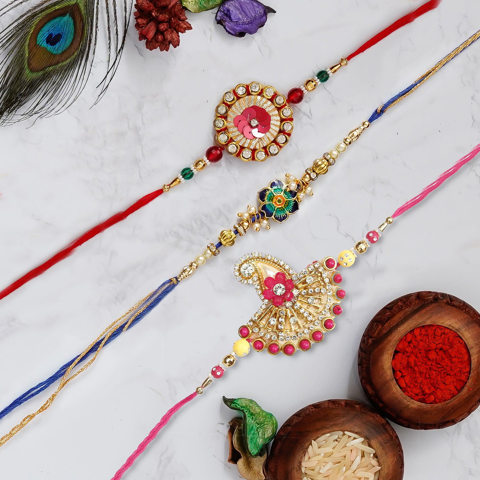 Pack of 3 Rakhis