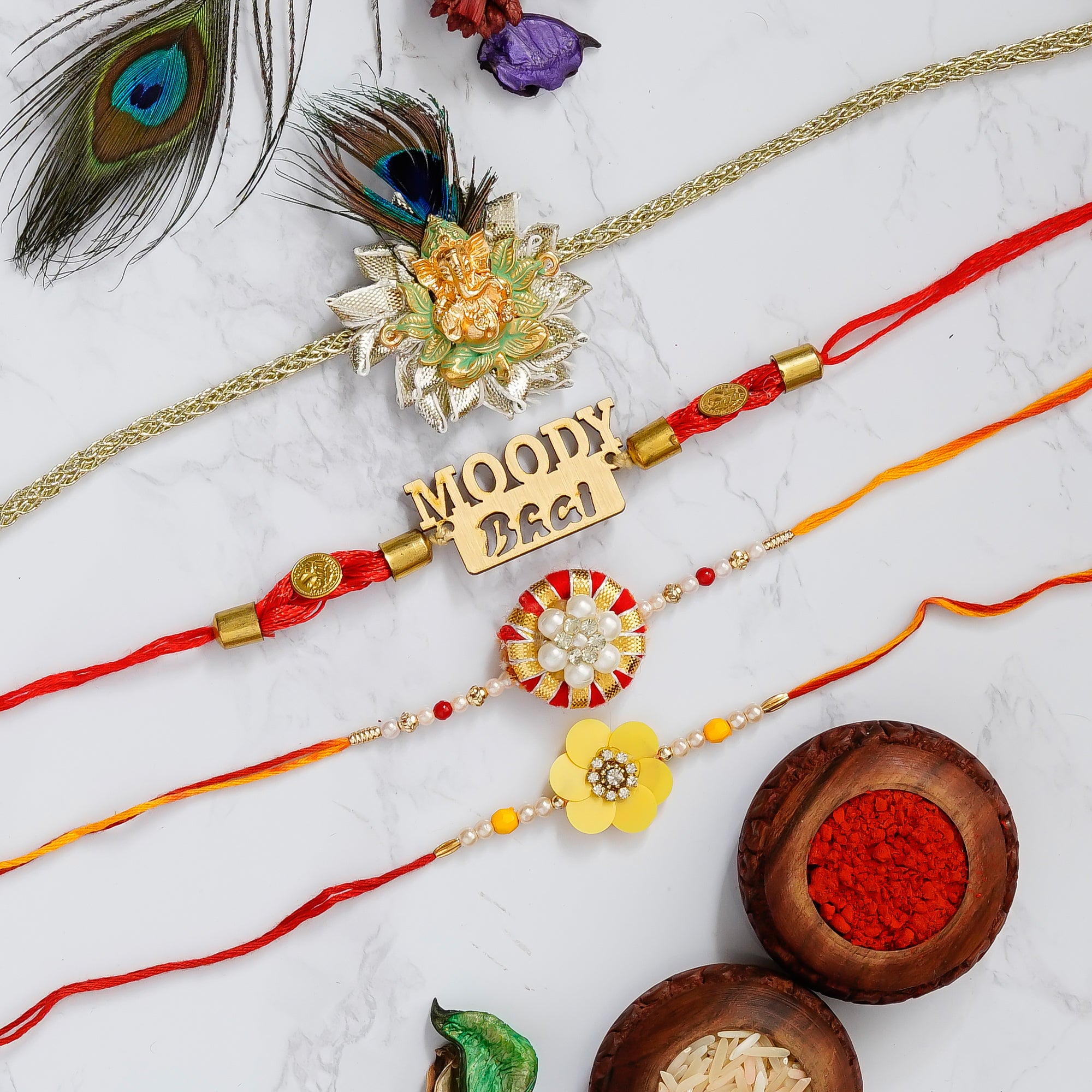 Pack of 4 Rakhis