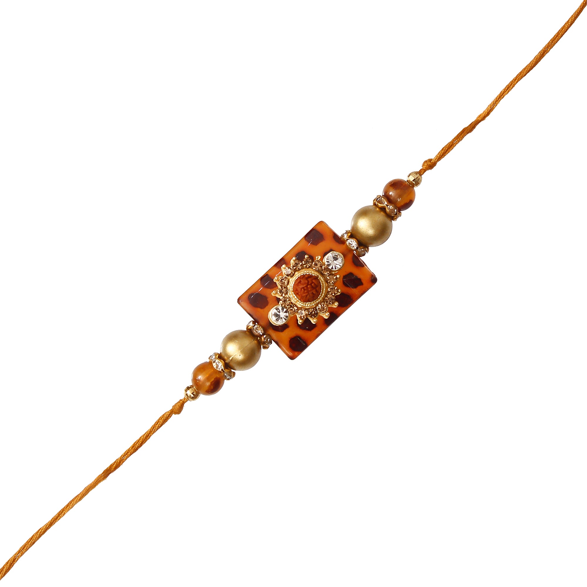 Stone Rudraksh Rakhi 1