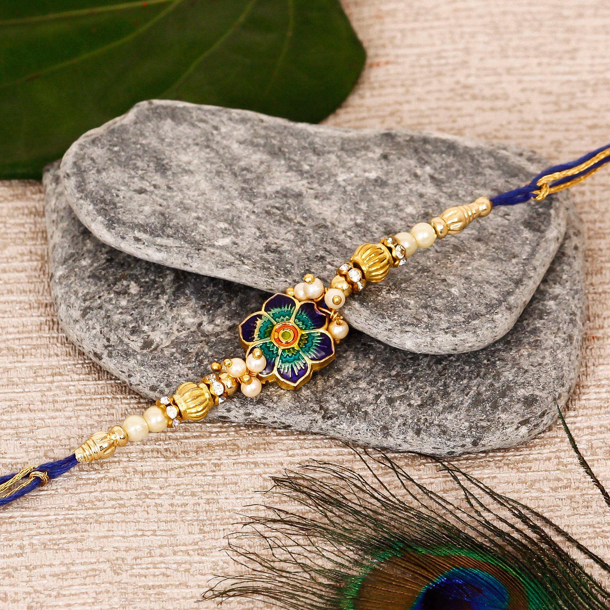 Designer Meenakari Rakhi