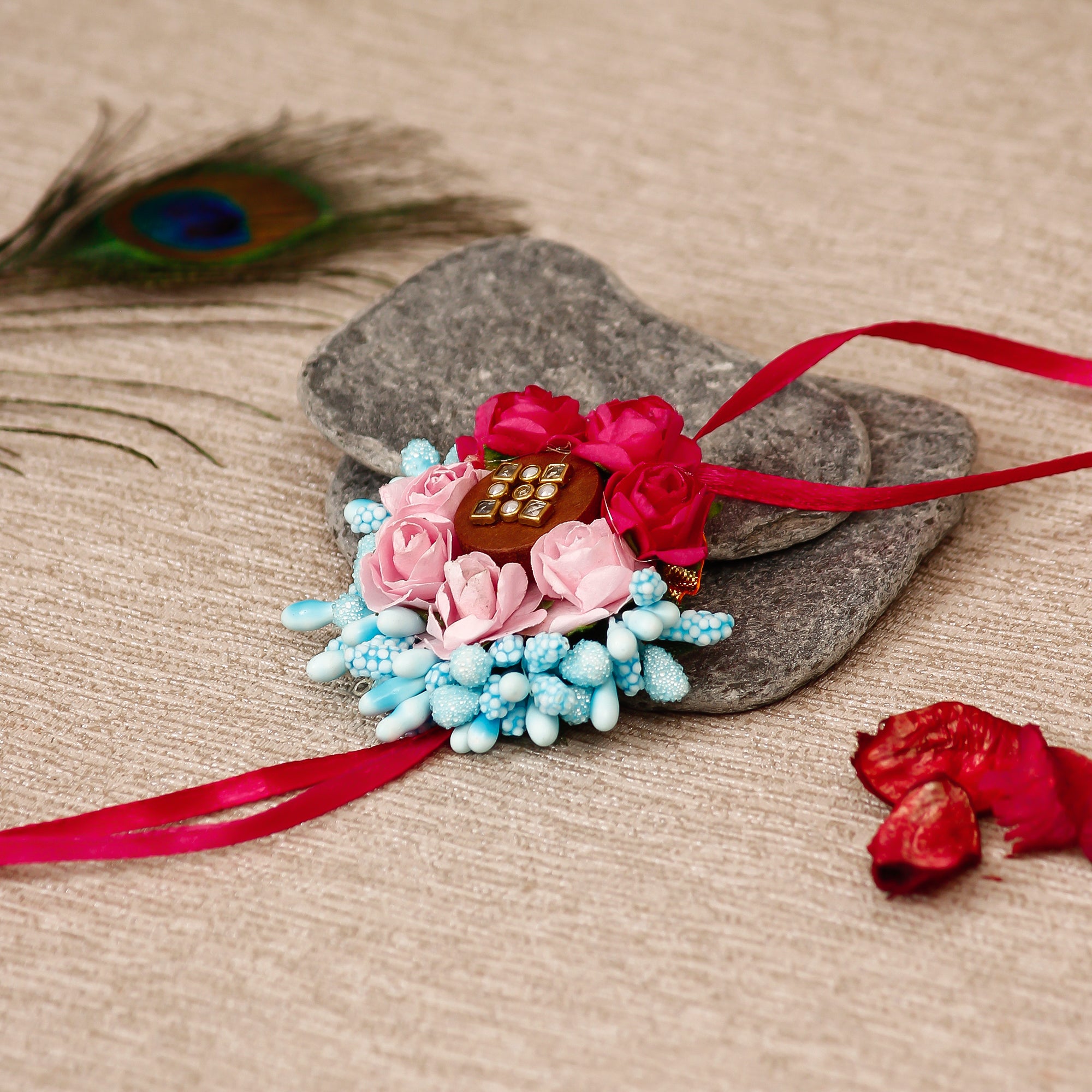 Designer Floral Rakhi