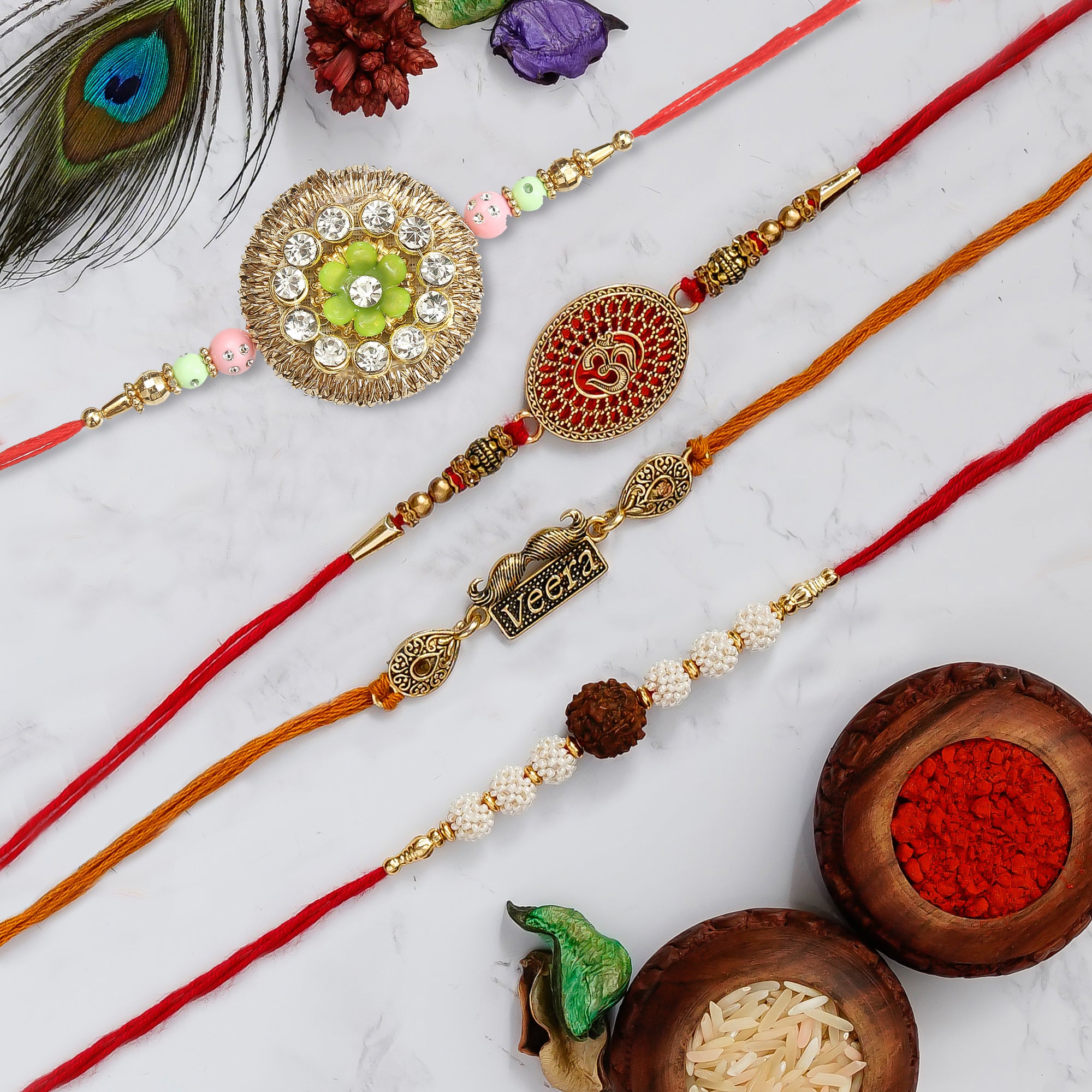 Pack of 4 Rakhis