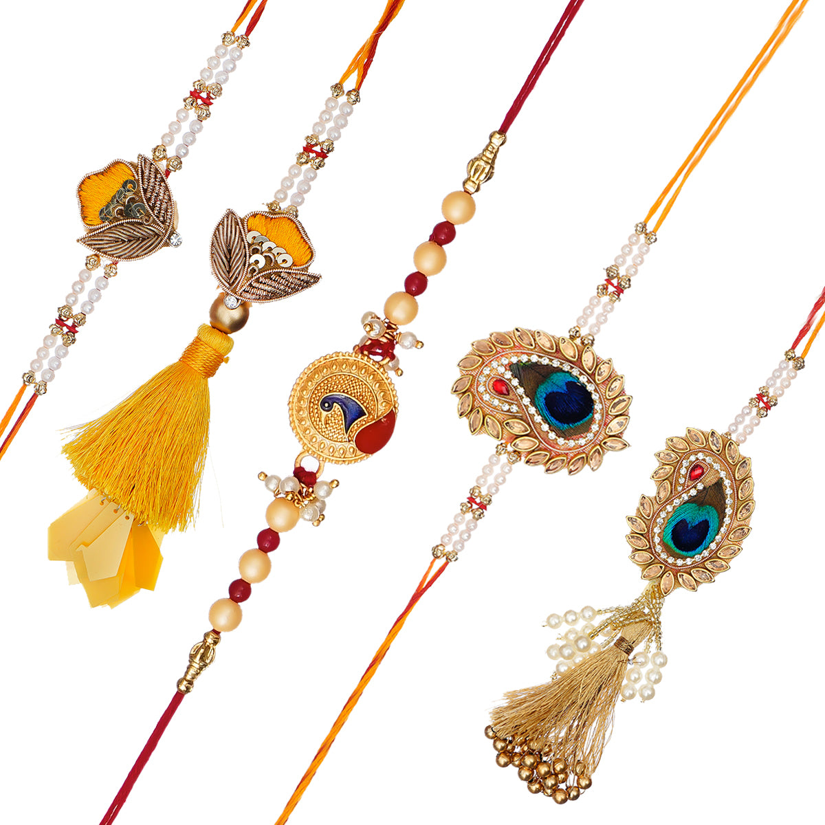 Pack of 5 Rakhis 1