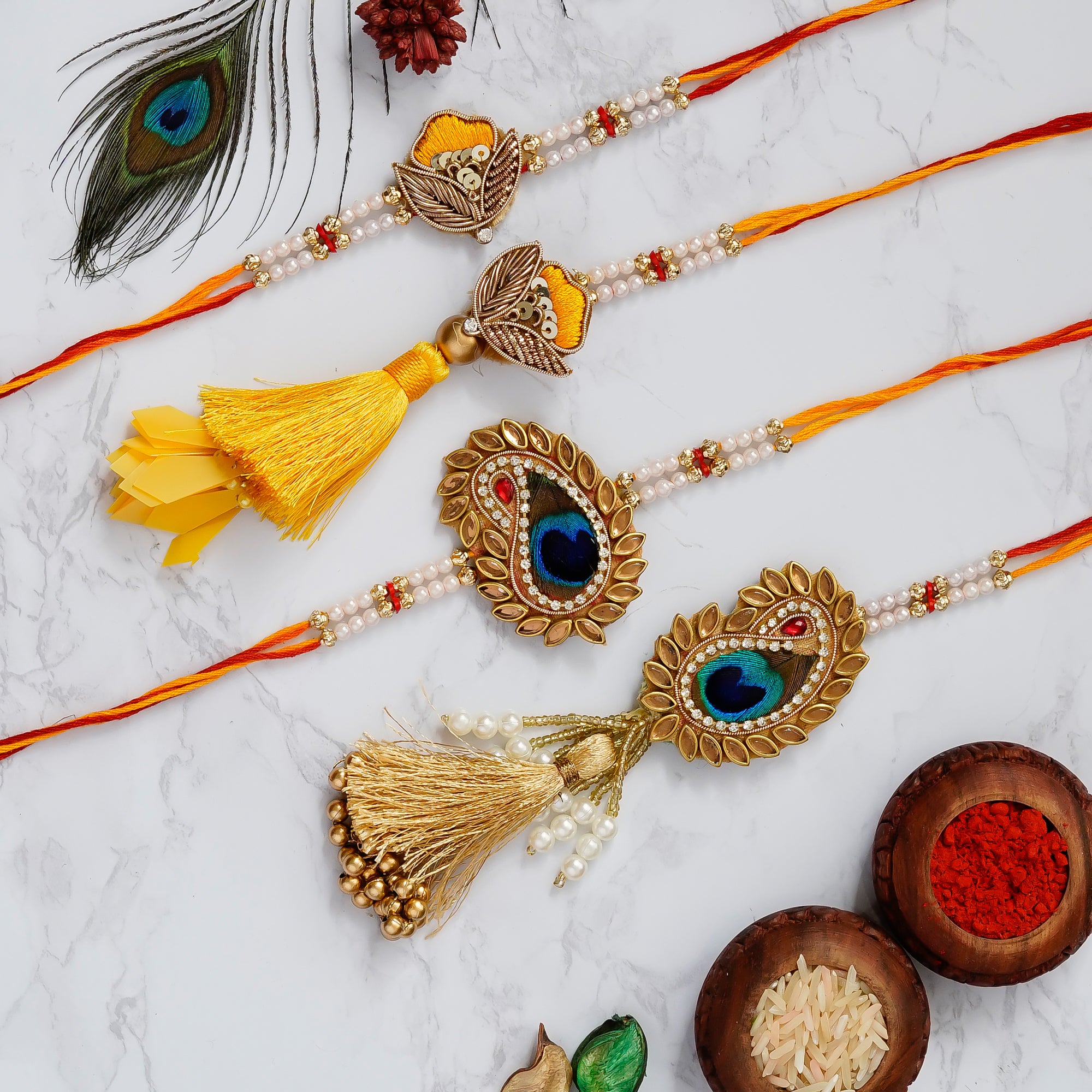 Pack of 4 Rakhis