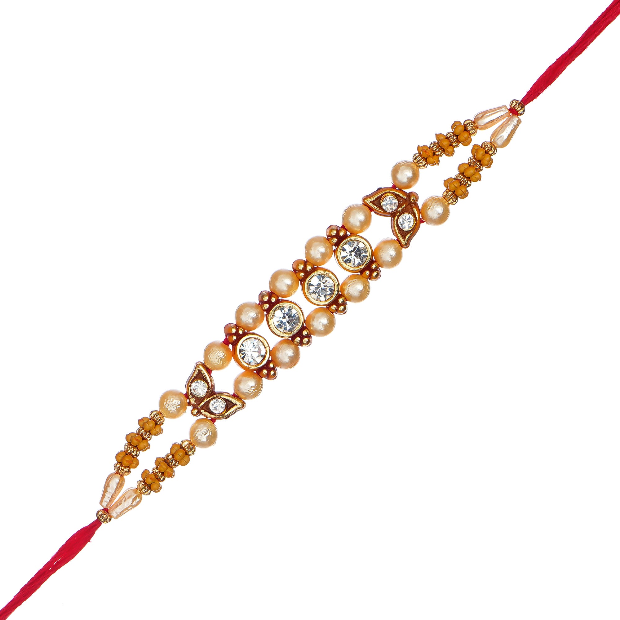 Designer Handcrafted Rakhi and Roli Chawal Pack 1