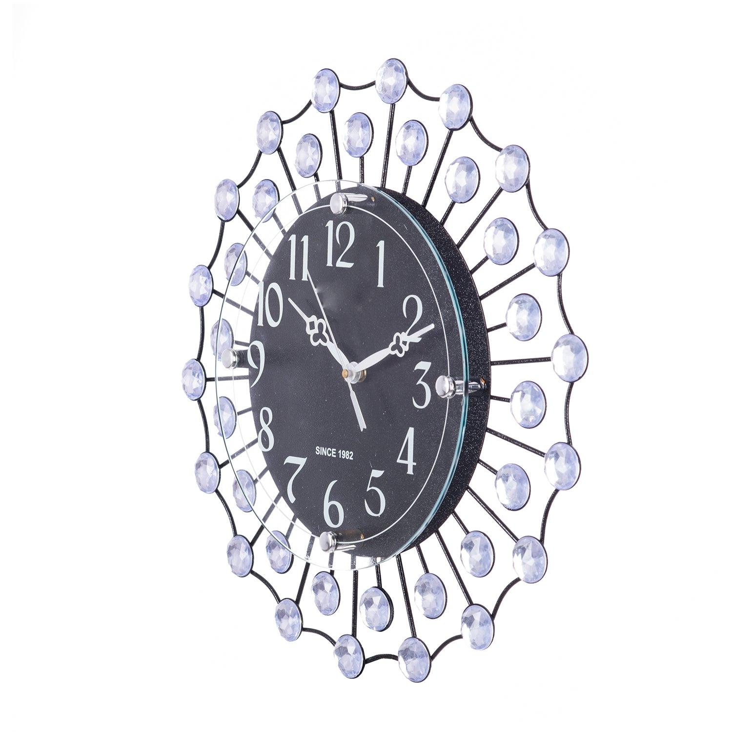 Decorative Analog Black Diamond Series Wall Clock 2