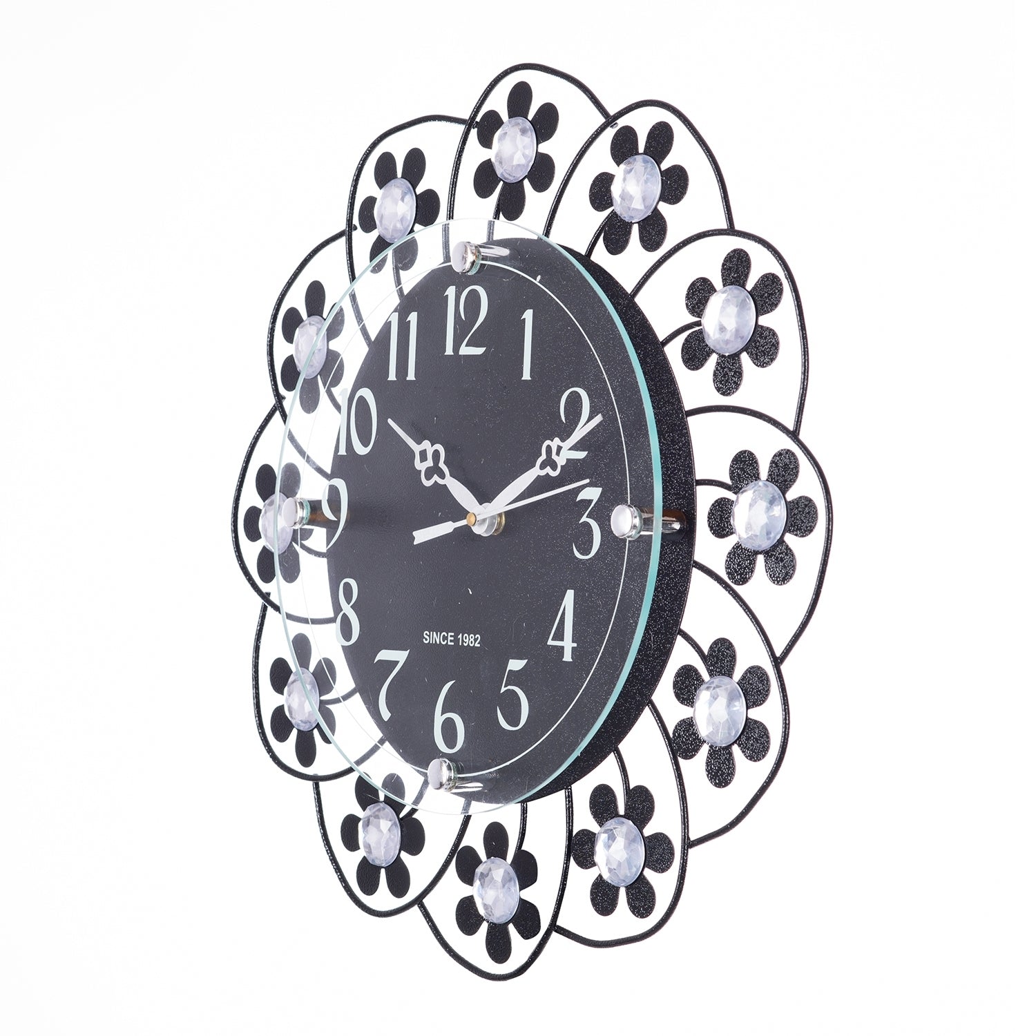 Decorative Analog Black Diamond Series Wall Clock 3