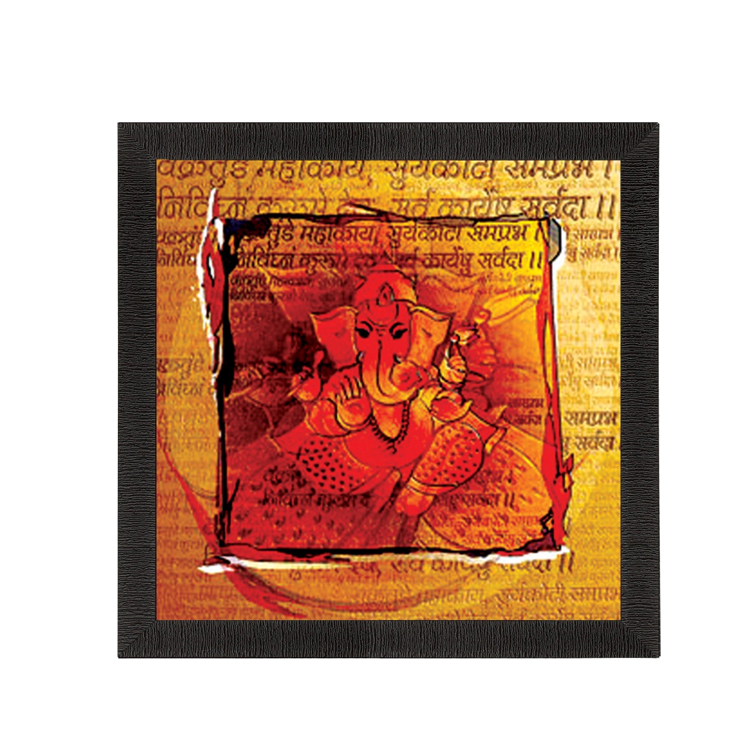Lord Ganesha Textured UV Art Painting