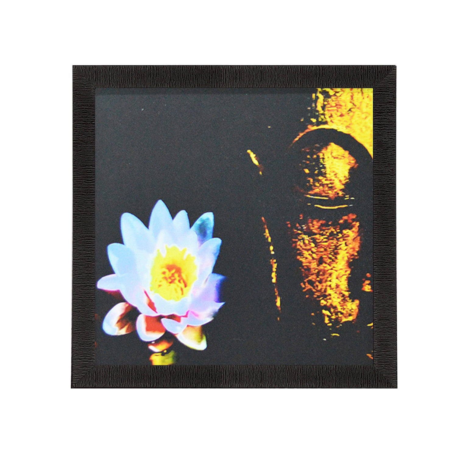 Laughing Buddha Design Satin Matt Texture UV Art Painting