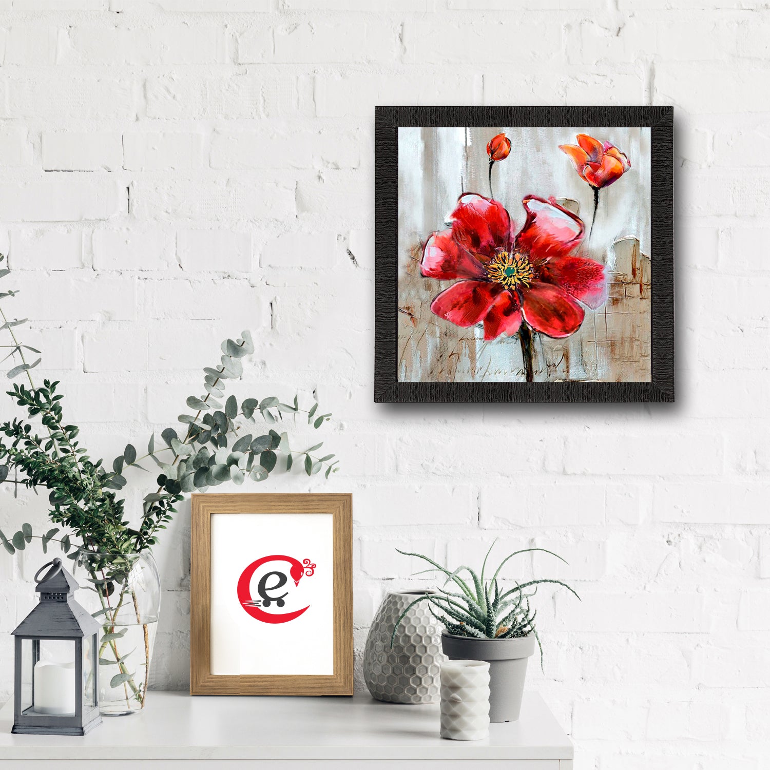 Flower Painting Digital Printed Floral Wall Art 1