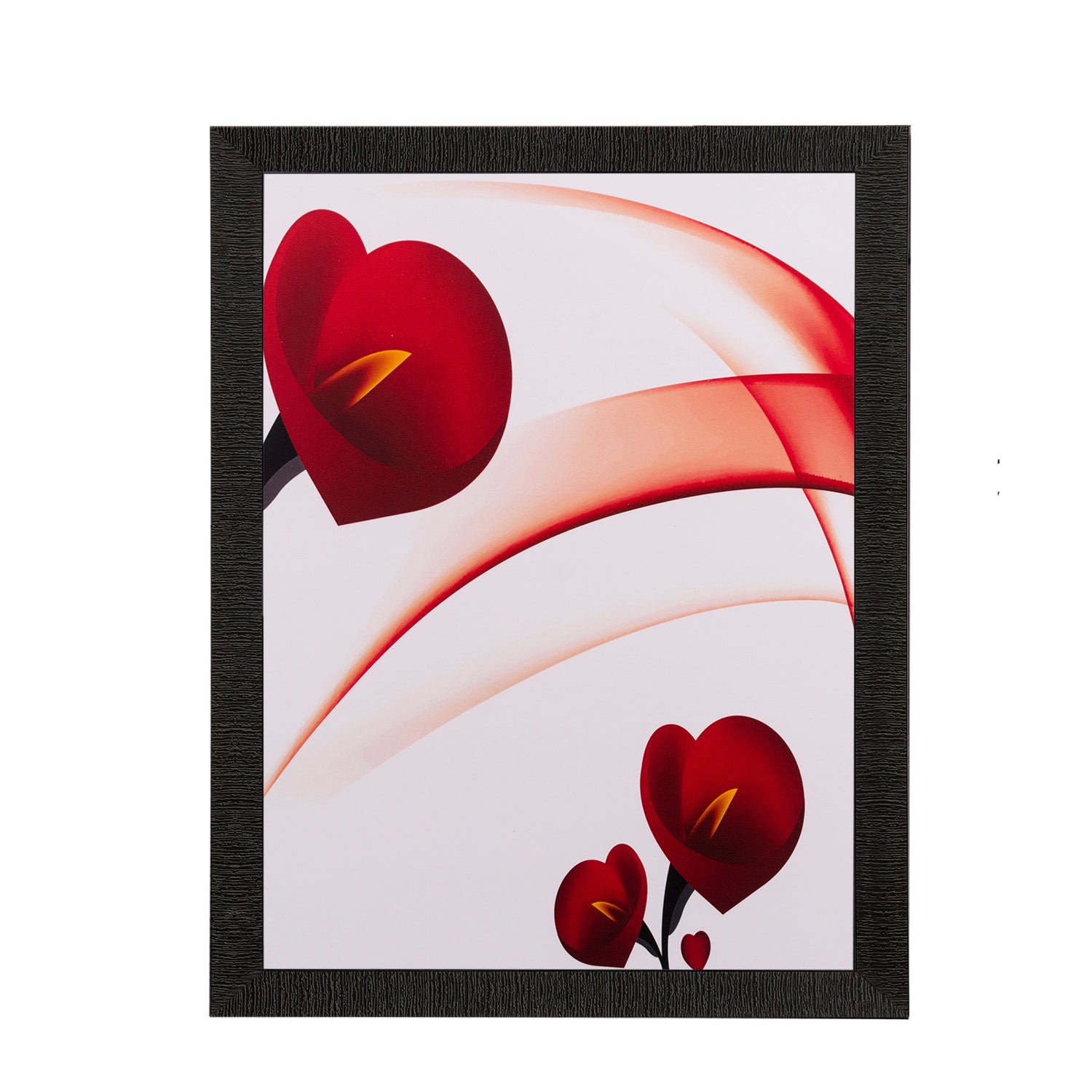 Heart Share Roses Matt Textured UV Art Painting