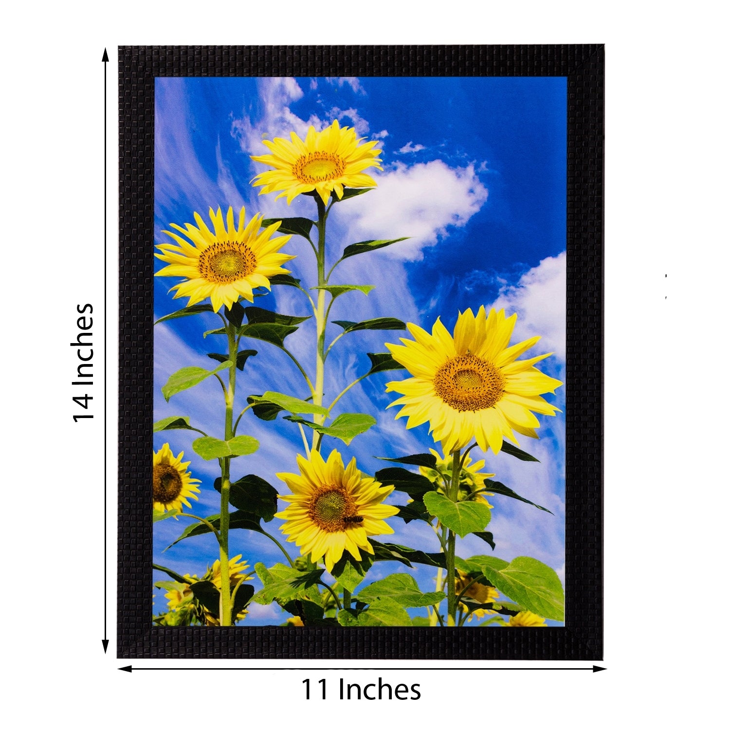 Sunflower Bunch Matt Textured UV Art Painting 2
