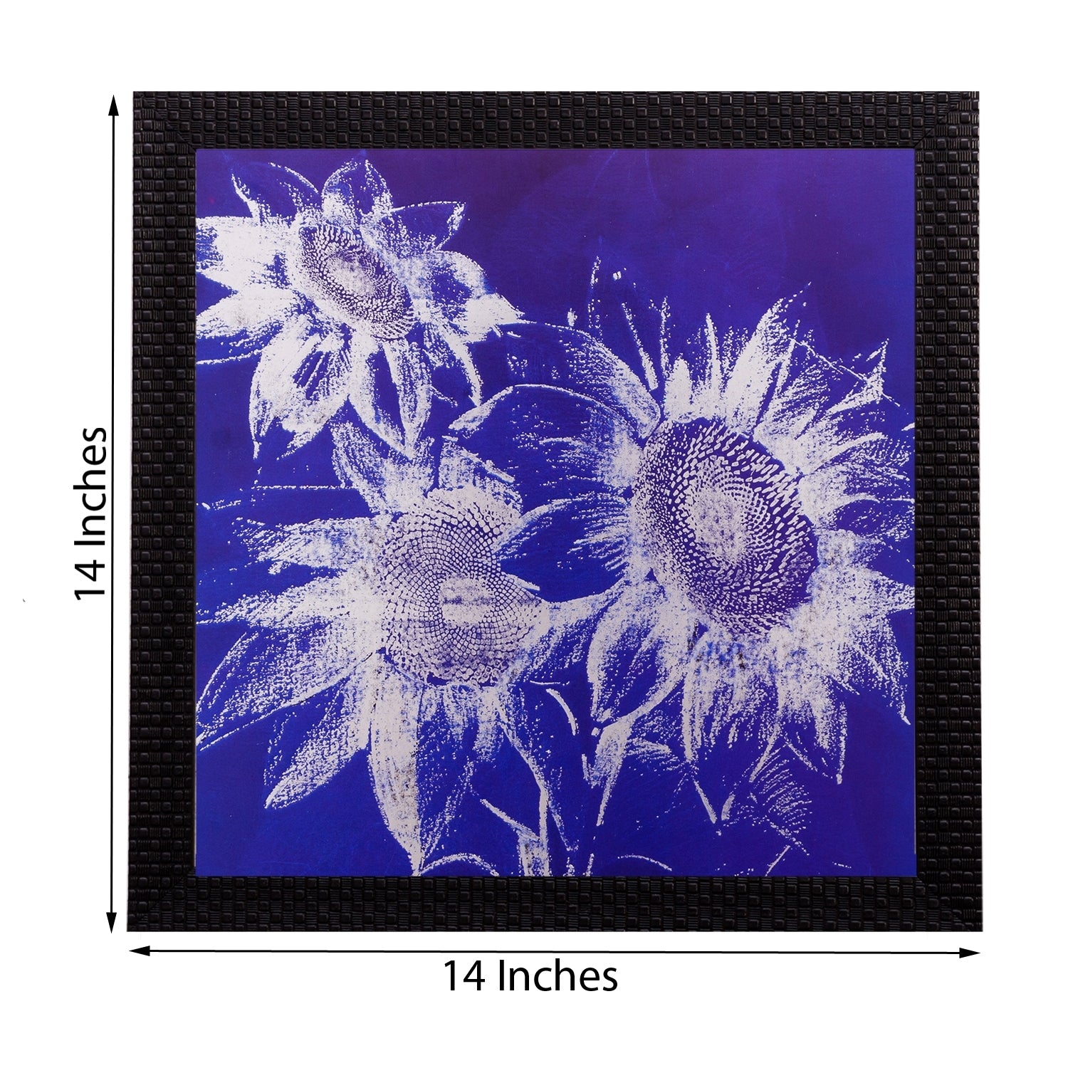 Abstract Sunflower Matt Textured UV Art Painting 2