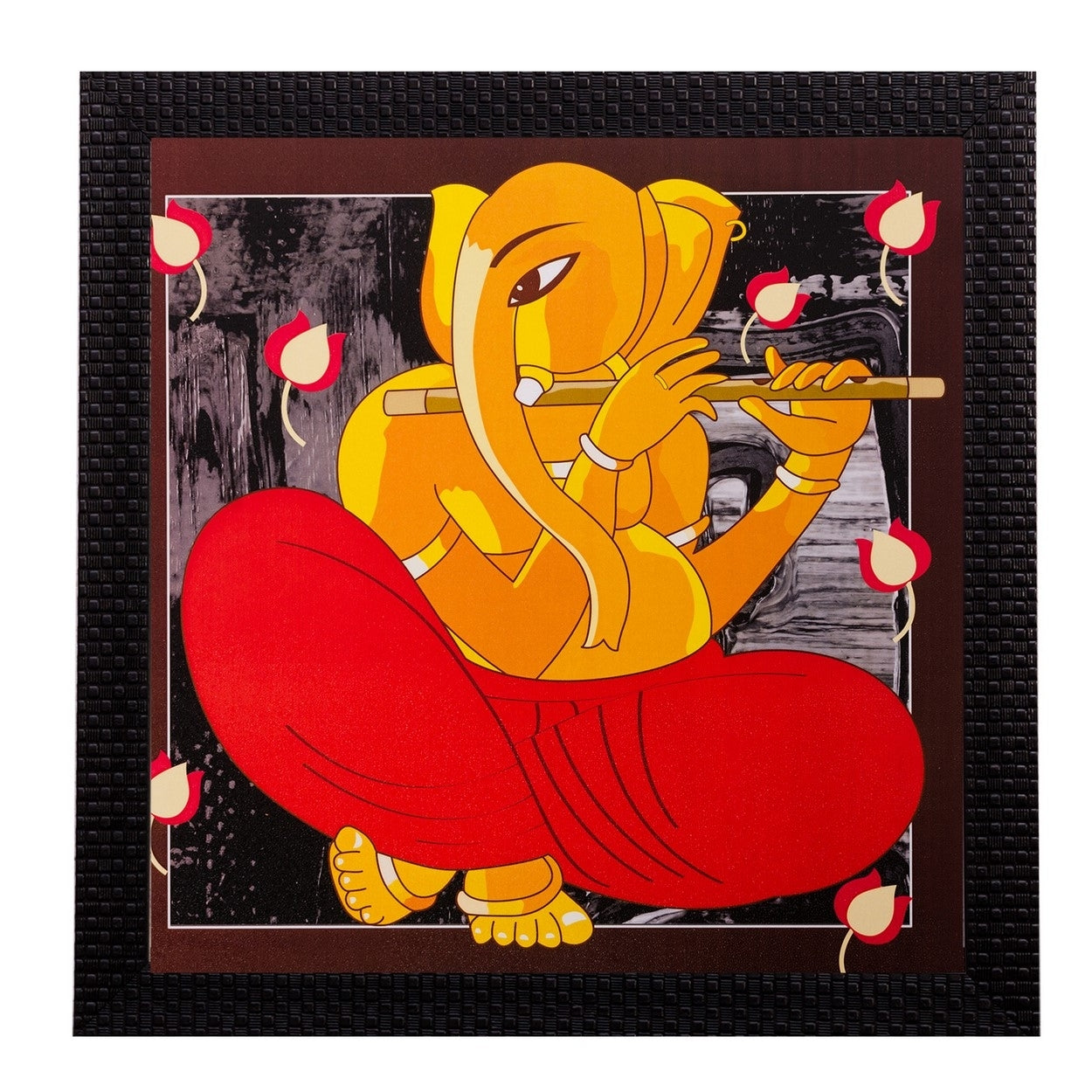 Lord Ganesha Matt Textured UV Art Painting