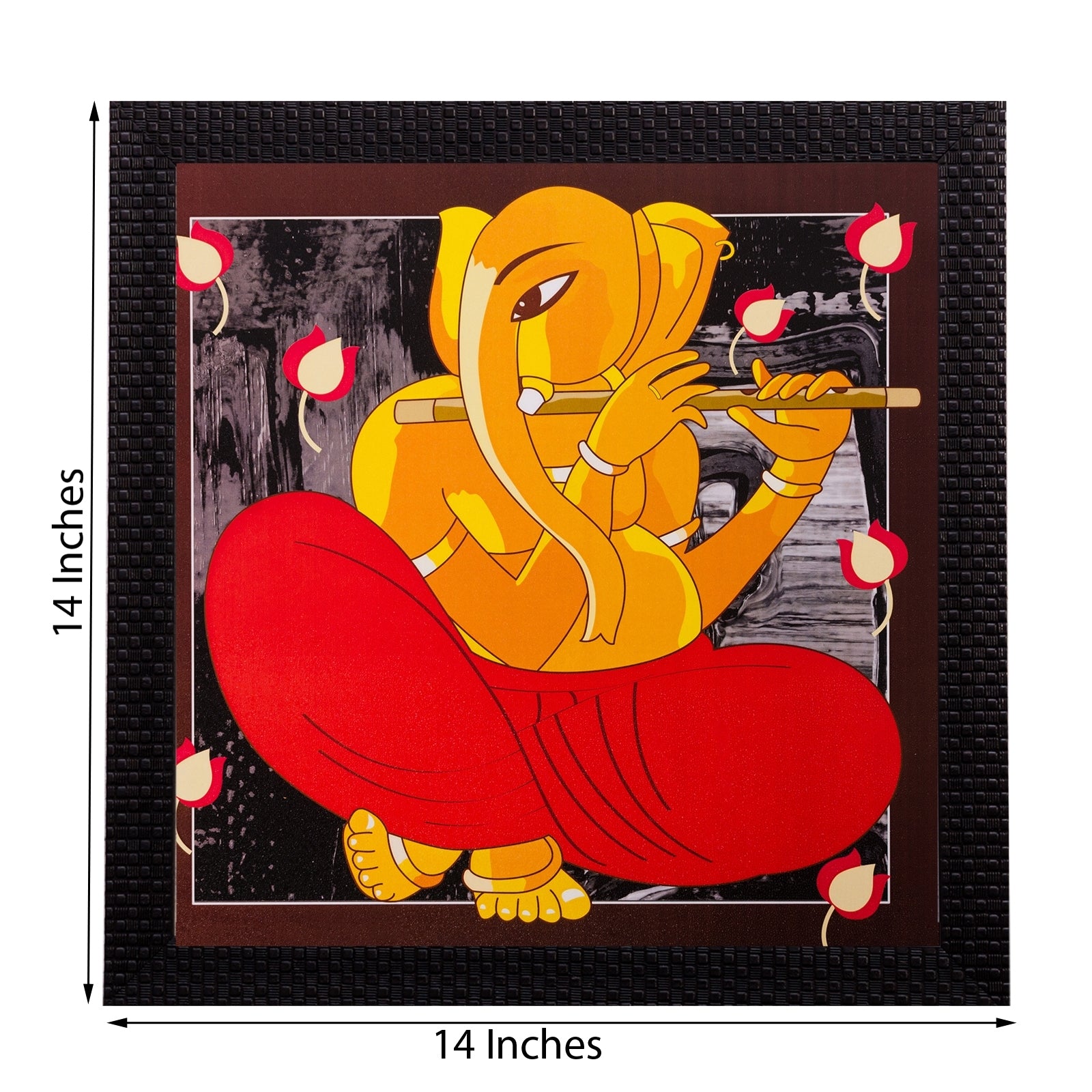 Lord Ganesha Matt Textured UV Art Painting 2