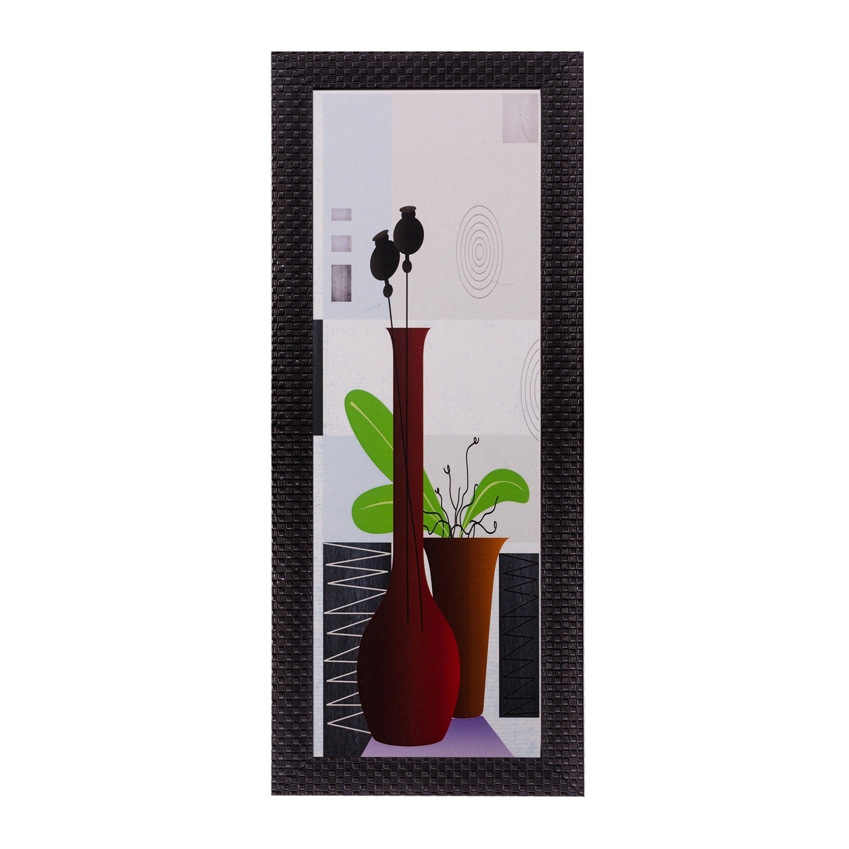 Botanical Floral Satin Matt Texture UV Art Painting