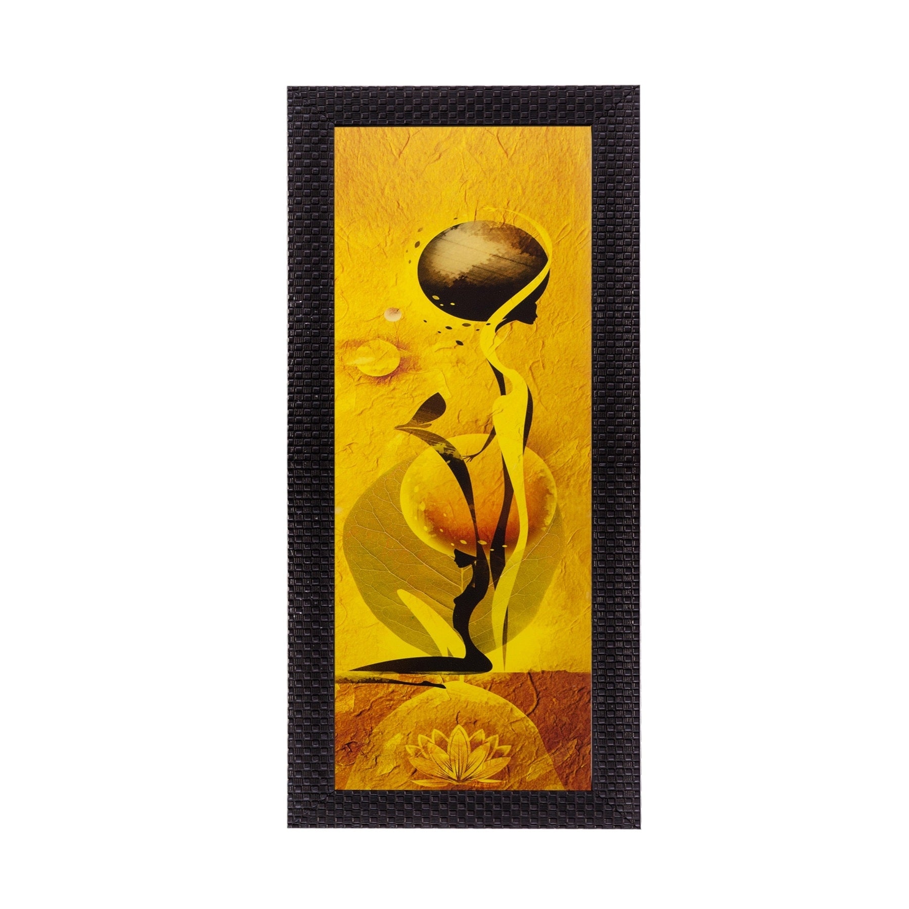 Abstract Lady Satin Matt Texture UV Art Painting