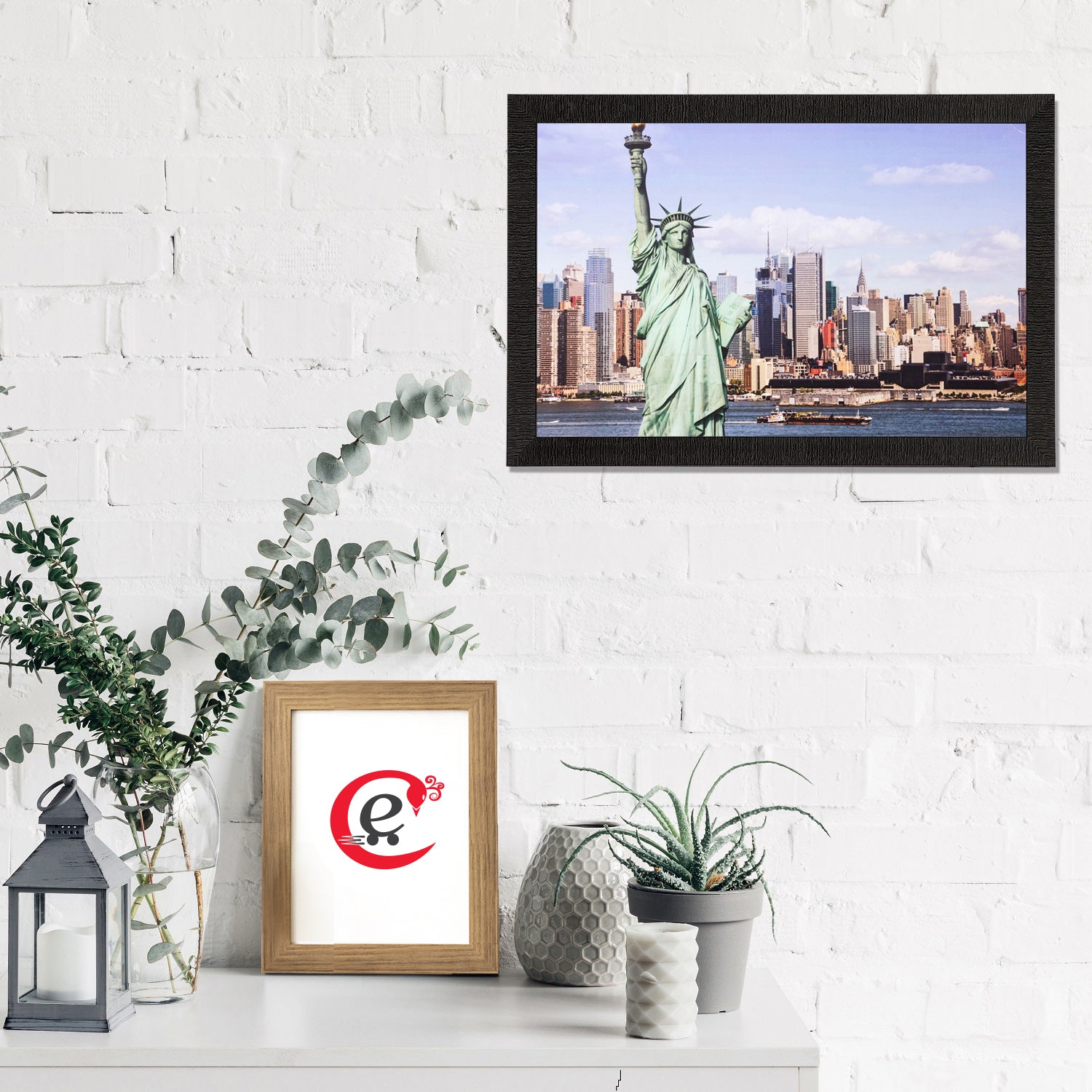 Statue of Liberty Matt Textured UV Art Painting 1