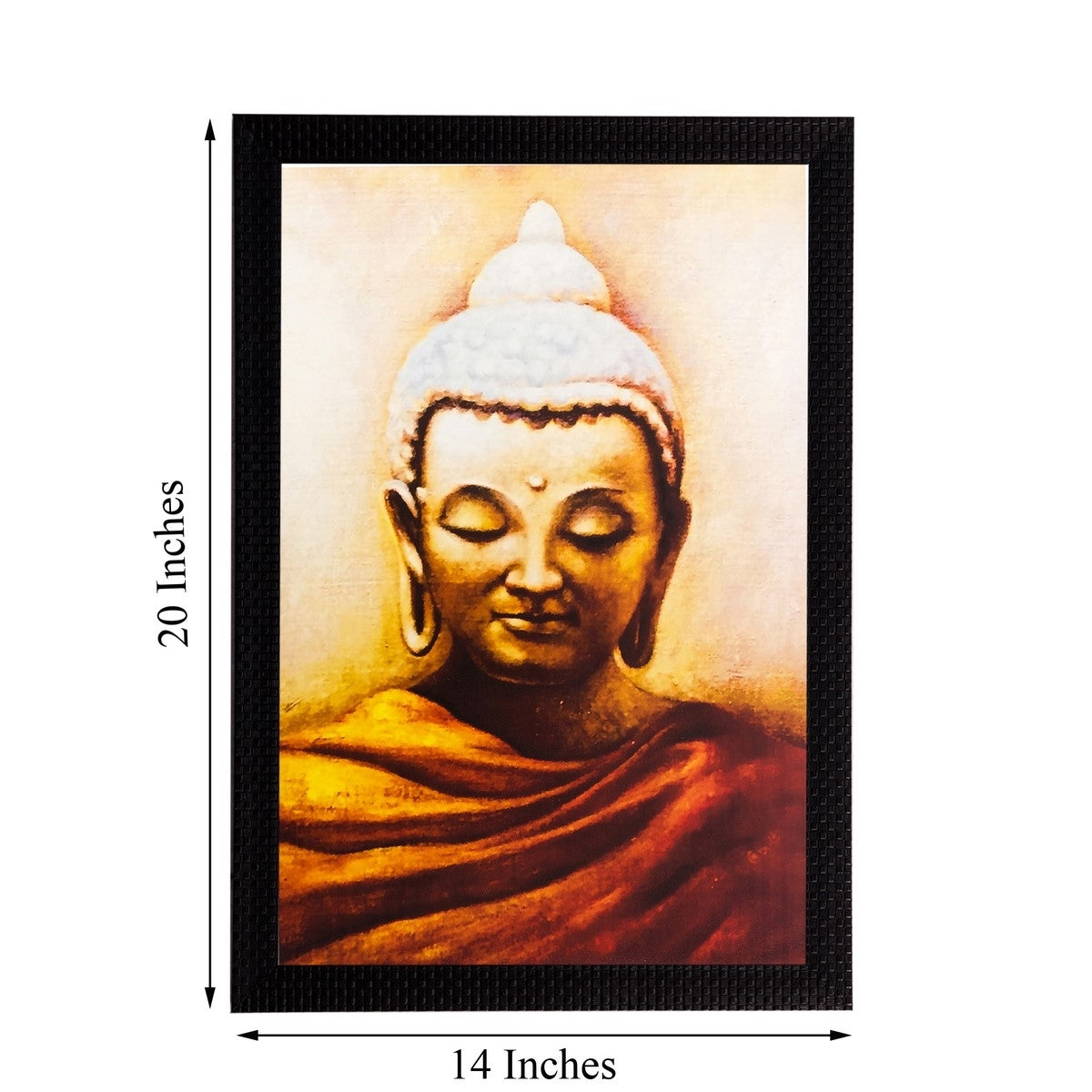 Enlightening Lord Buddha Matt Textured UV Art Painting 2