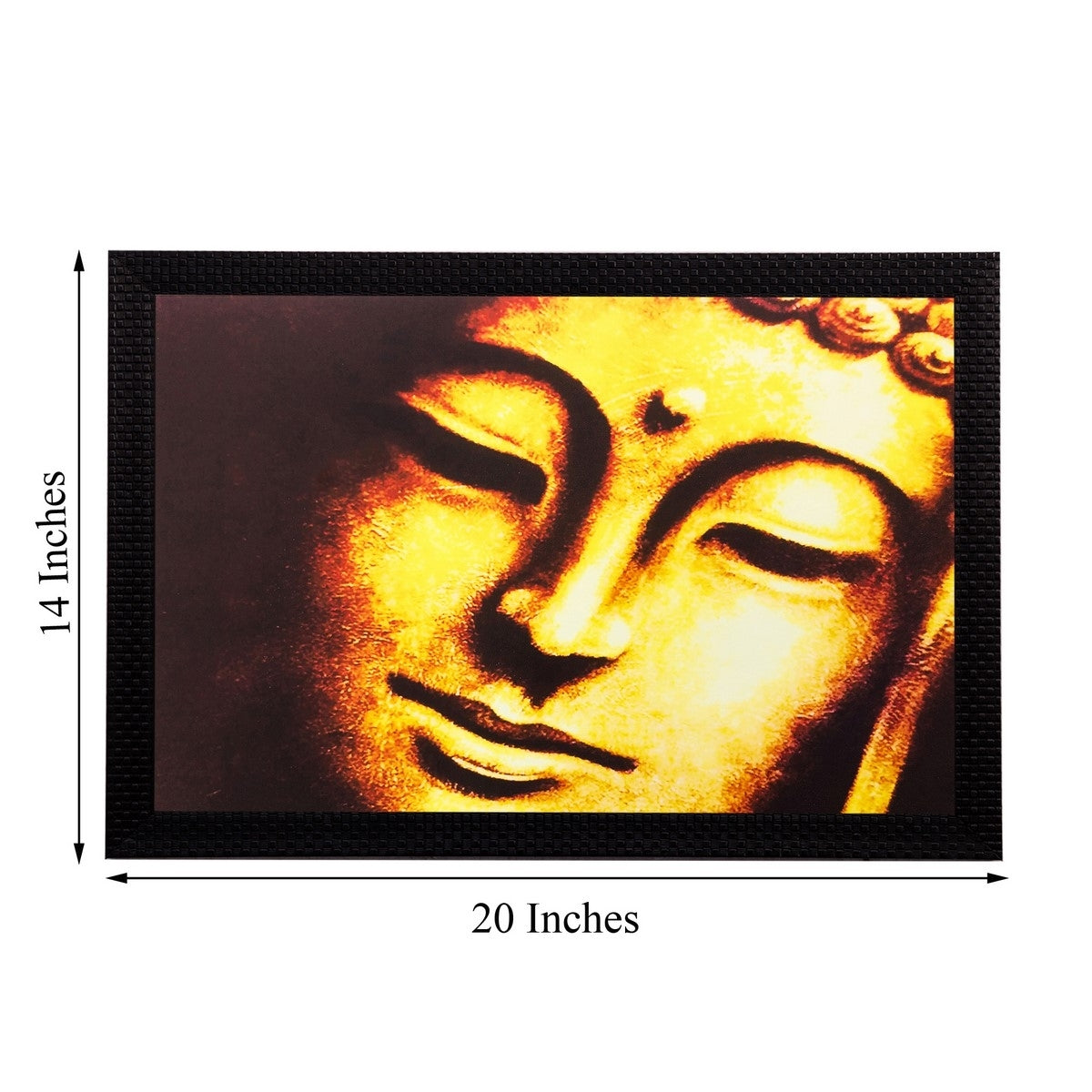 Enlightening Buddha Matt Textured UV Art Painting 2