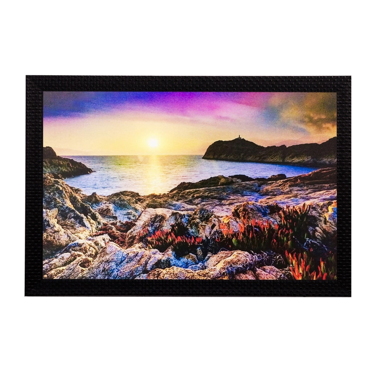 Sunset View Matt Textured UV Art Painting