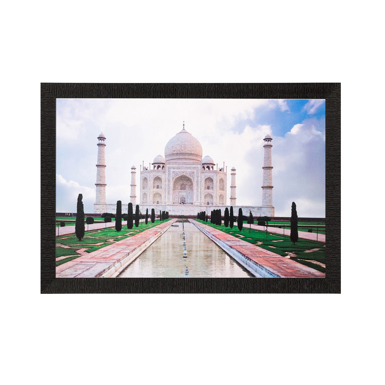 Taj Mahal Matt Textured UV Art Painting