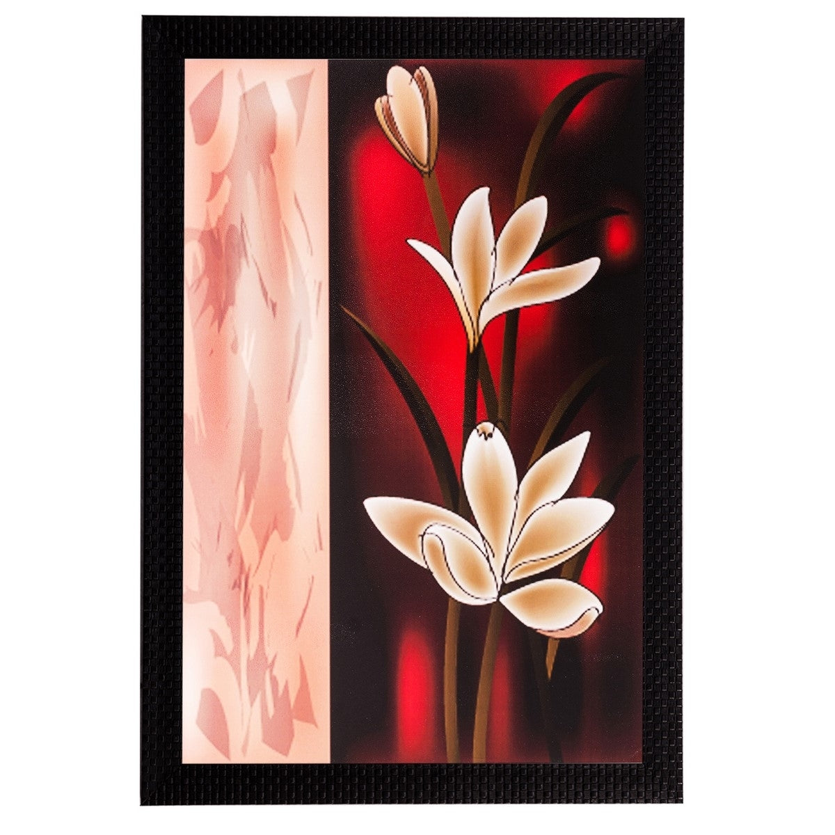 Floral Matt Textured UV Art Painting