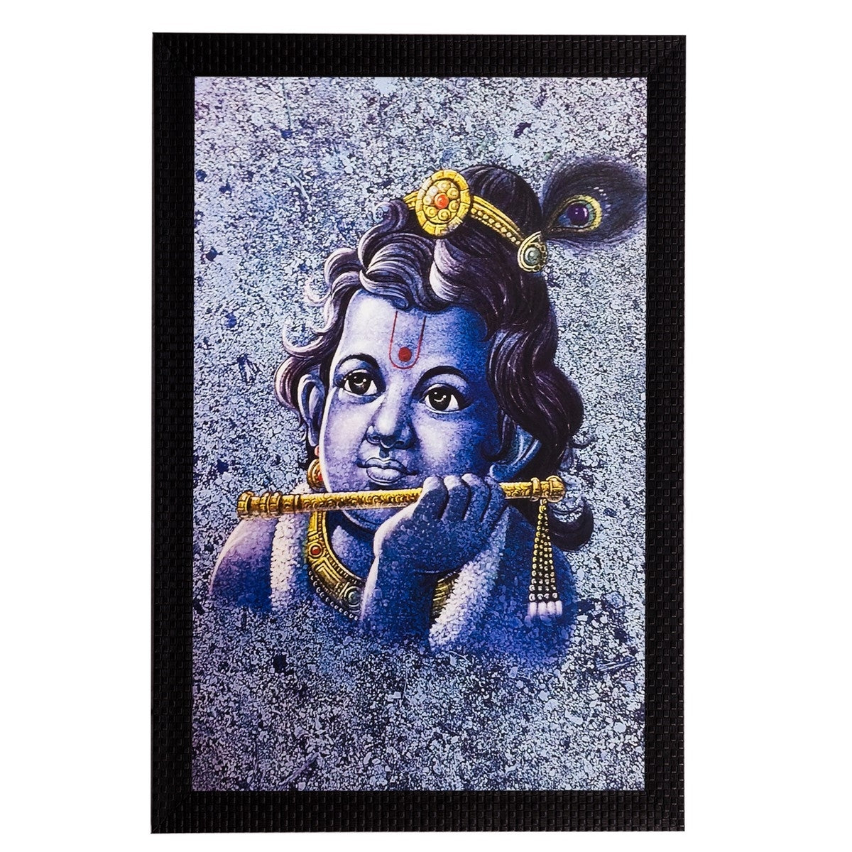 Laddu Gopal Matt Textured UV Art Painting