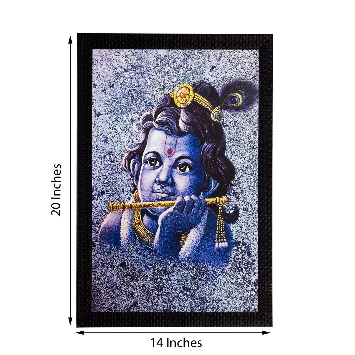 Laddu Gopal Matt Textured UV Art Painting 2
