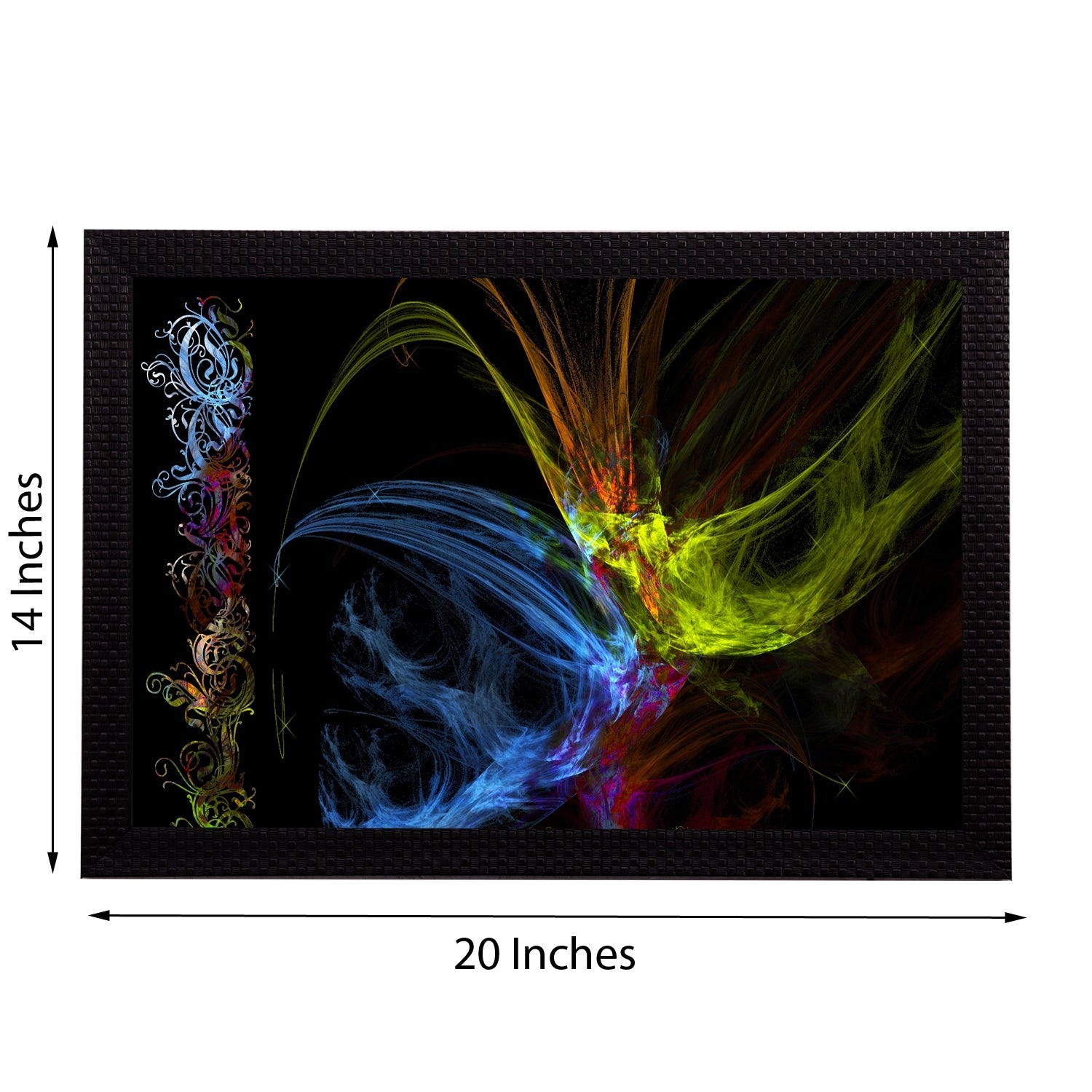 Neon Color Abstract Satin Matt Texture UV Art Painting 2