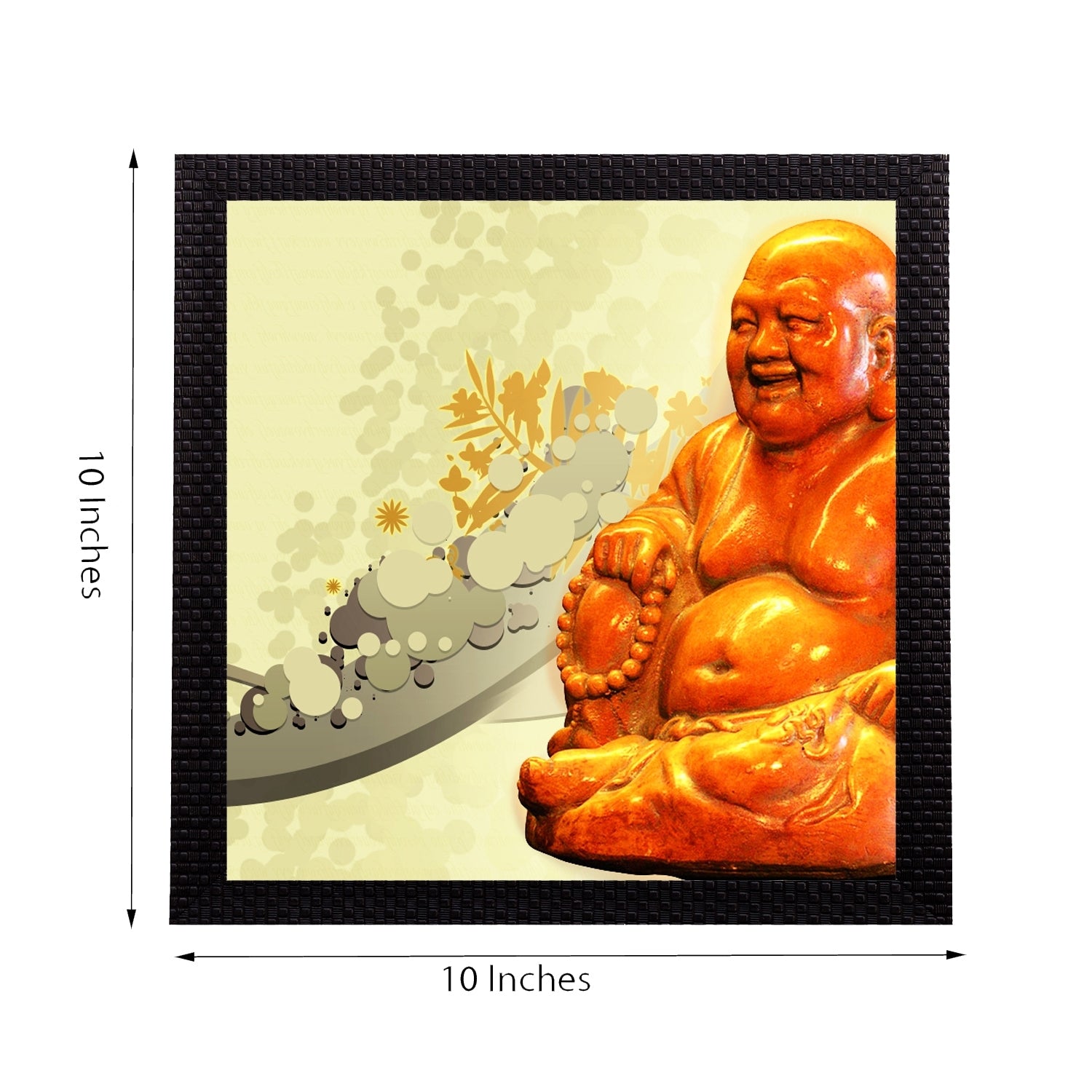 Laughing Buddha Satin Matt Texture UV Art Painting 1