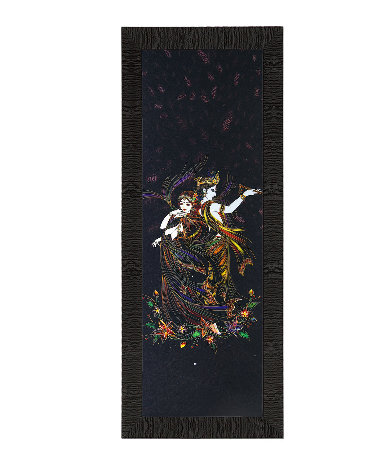 Radha Krishna Painting Digital Printed Wall Art