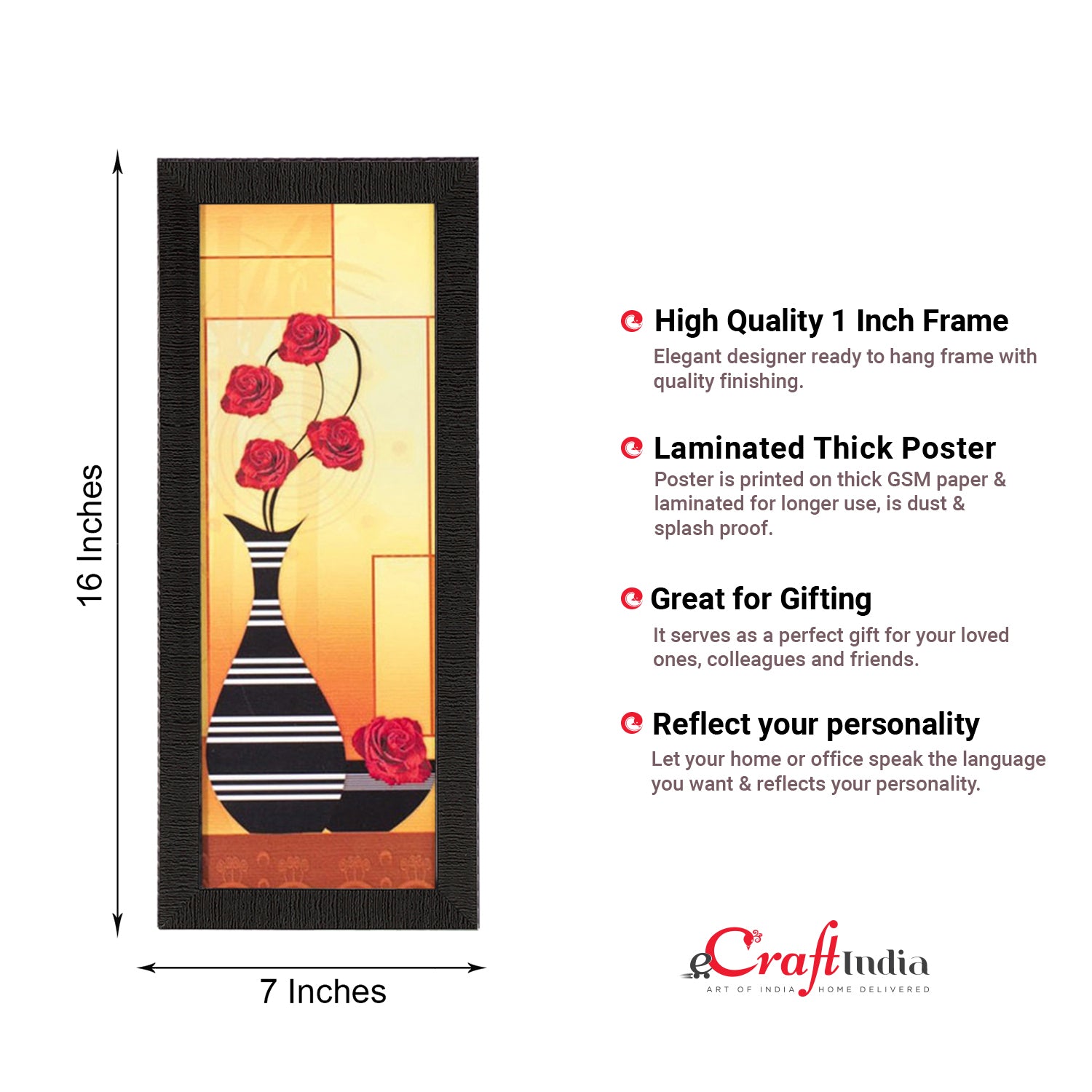 Abstract Striped Vase Satin Matt Texture UV Art Painting 1