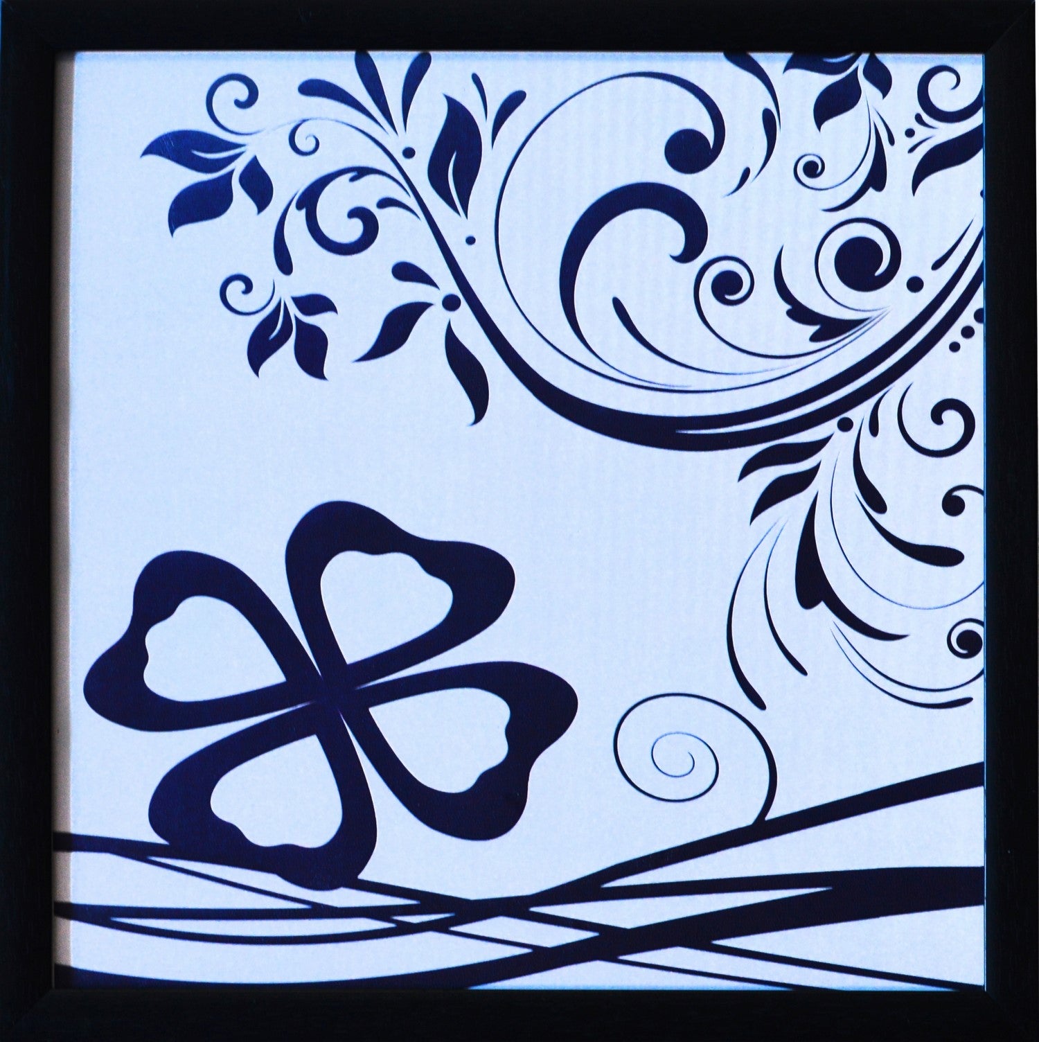 Floral Theme Satin Matt Texture UV Art Painting