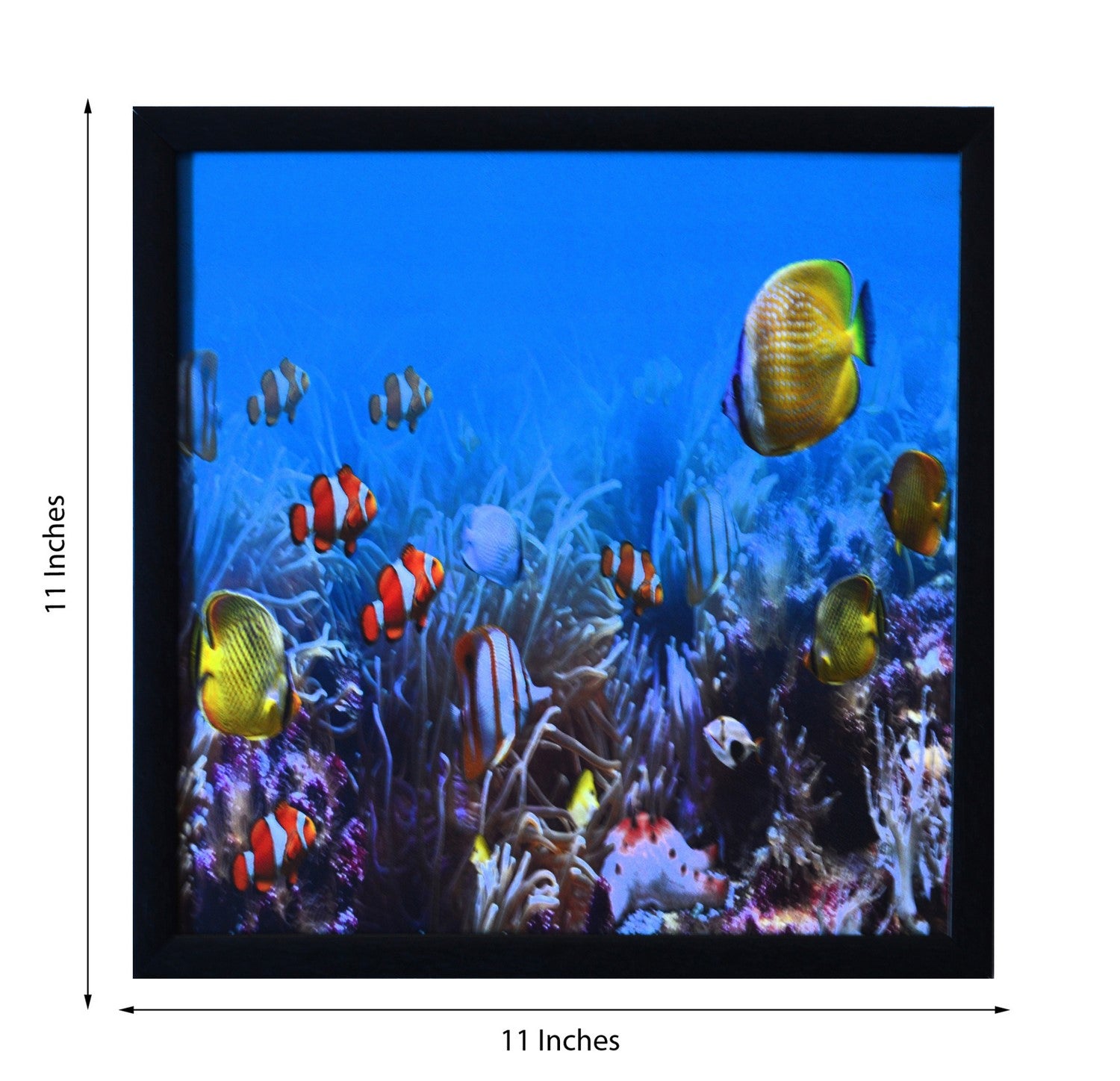 3D Sea Life view Design Satin Matt Texture UV Art Painting 2