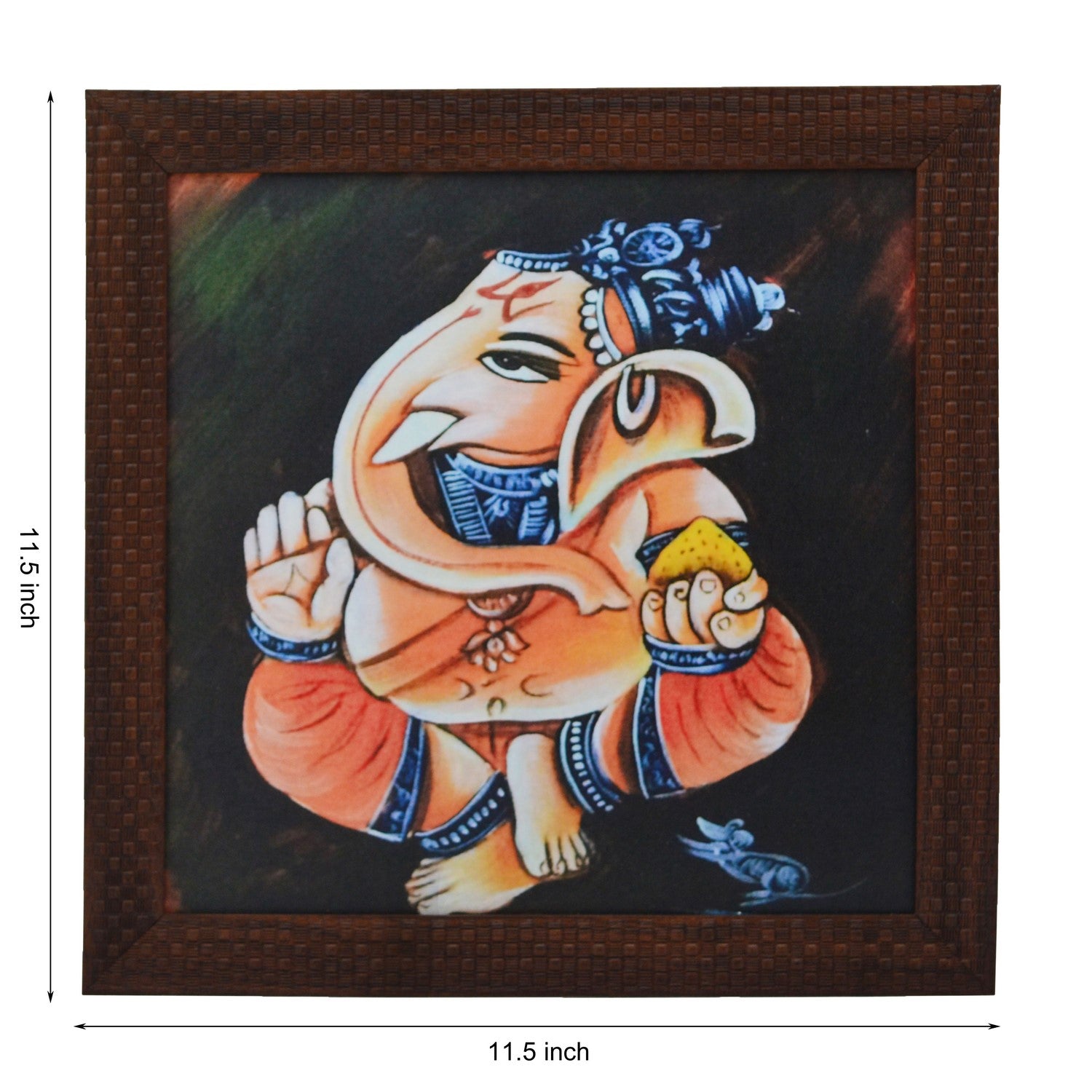 Lord Ganesha Design Satin Matt Texture UV Art Painting 2