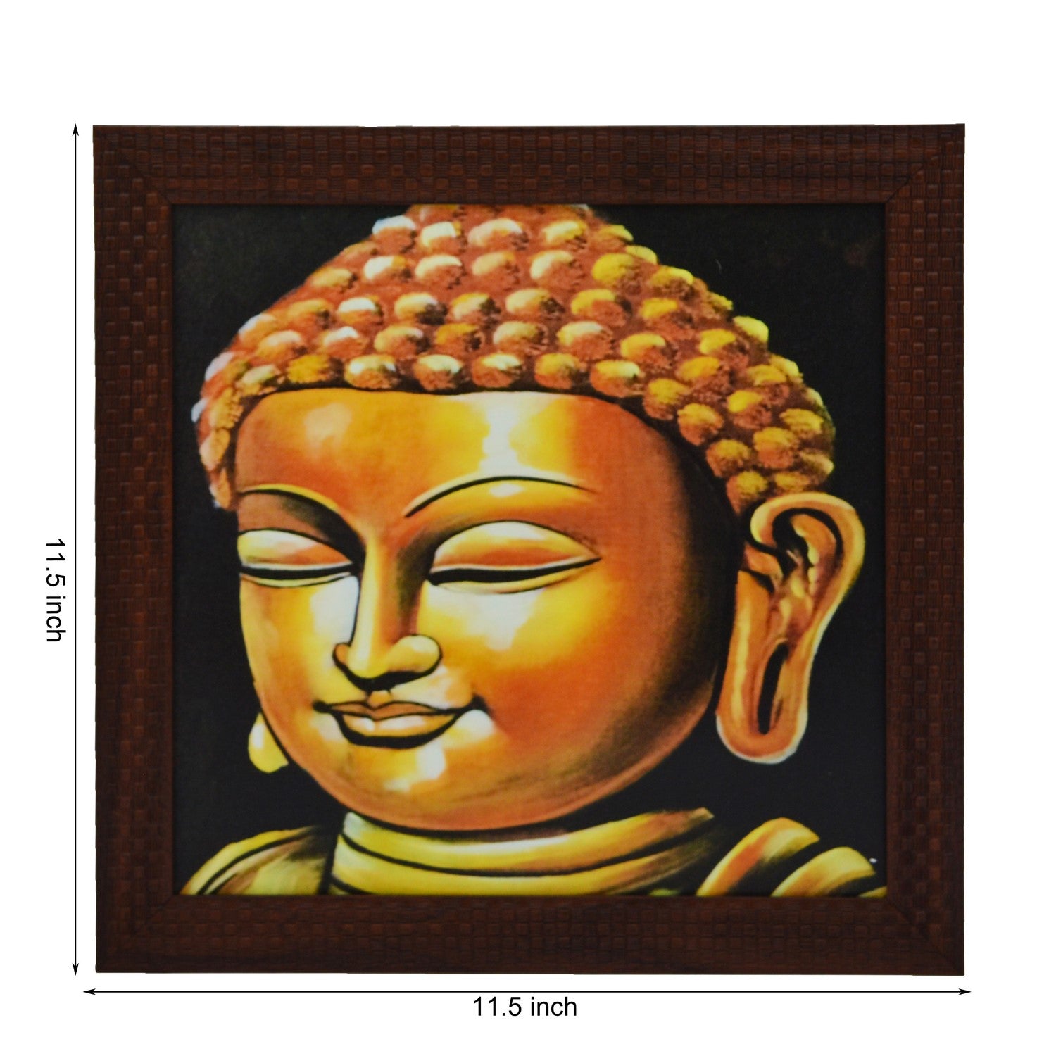 Lord Buddha Design Satin Matt Texture UV Art Painting 2