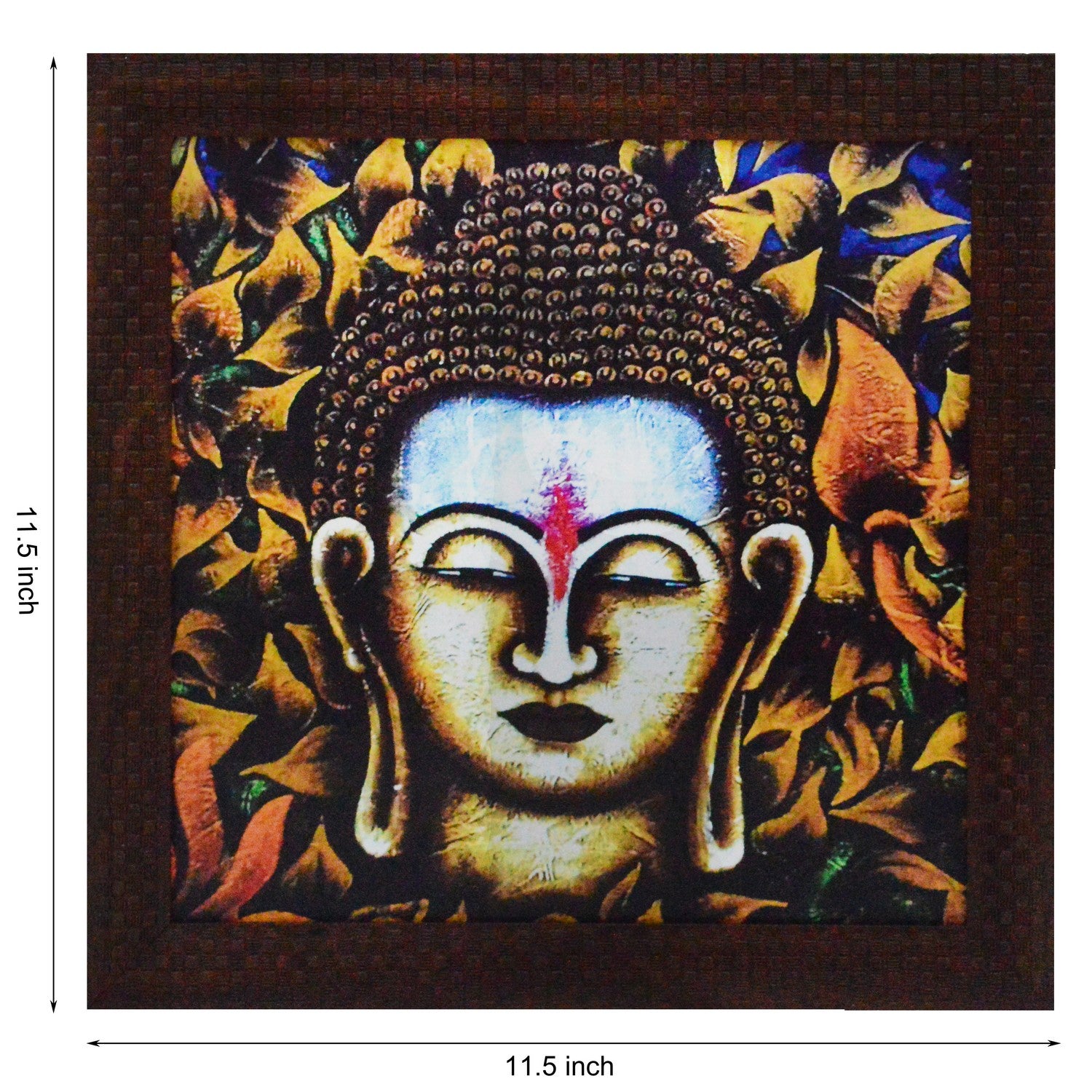 Spiritual Buddha Head Satin Matt Texture UV Art Painting 2