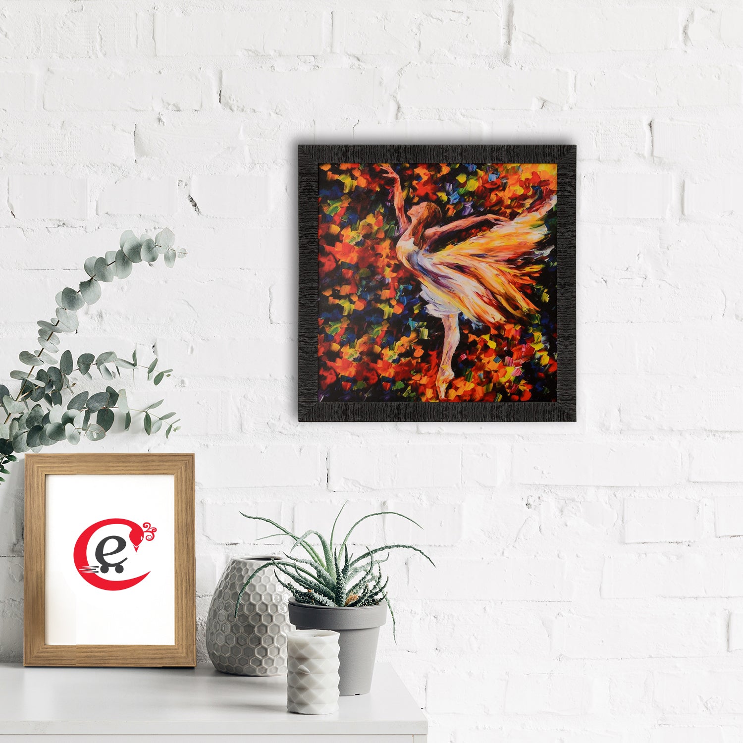 Flying Angel Satin Matt Texture UV Art Painting 1