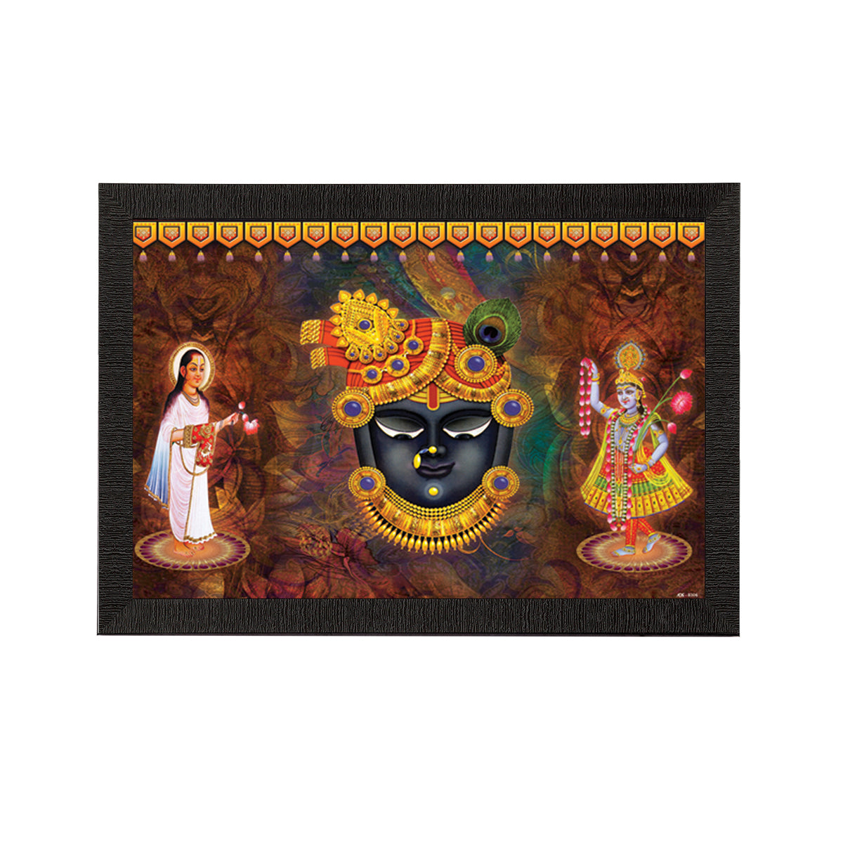 Lord Shrinath Satin Matt Texture UV Art Painting