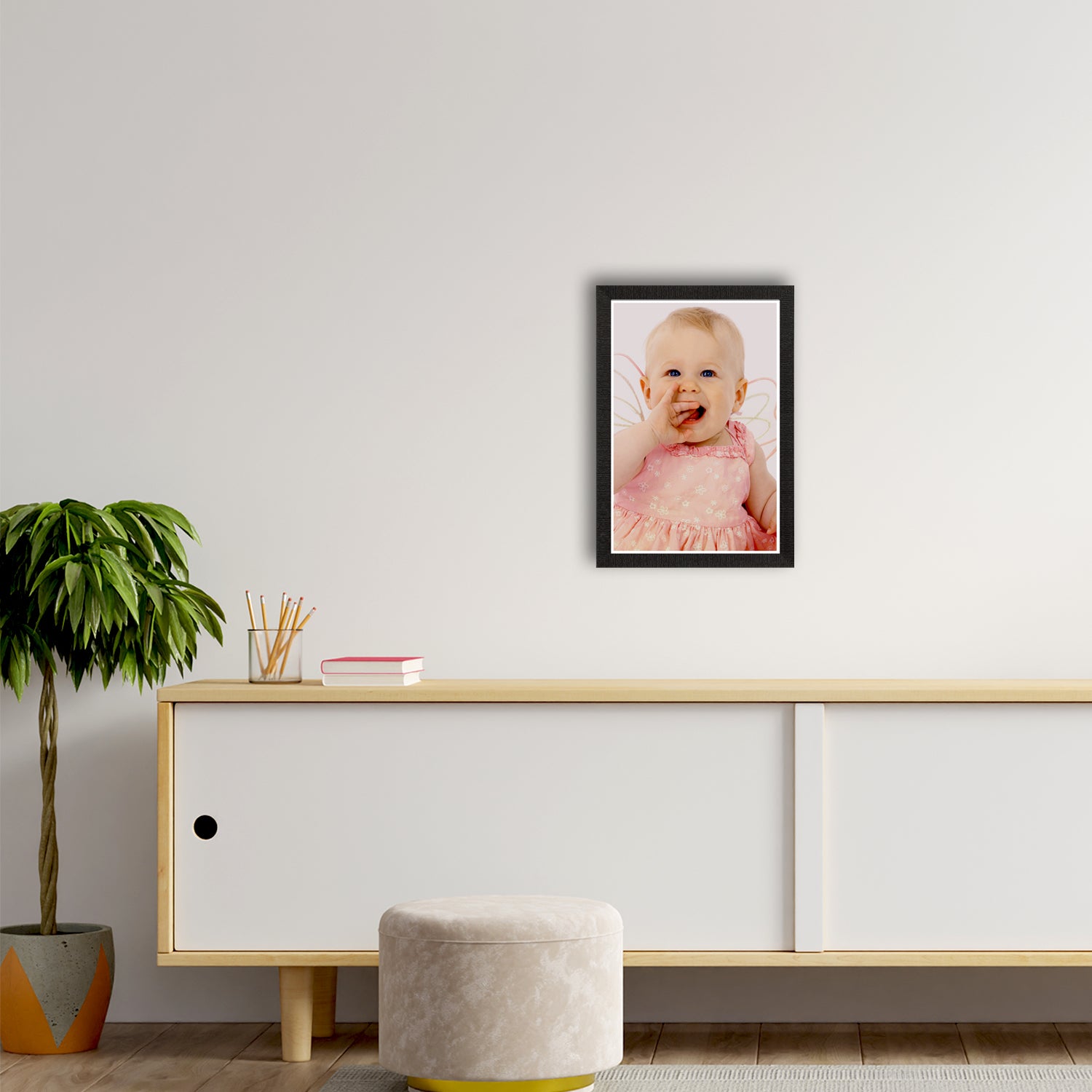 Cute Laughing Baby Painting Digital Printed Wall Art 2