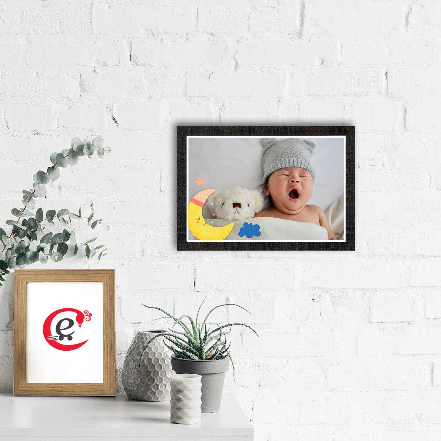 Cute Baby Painting Digital Printed Wall Art 1