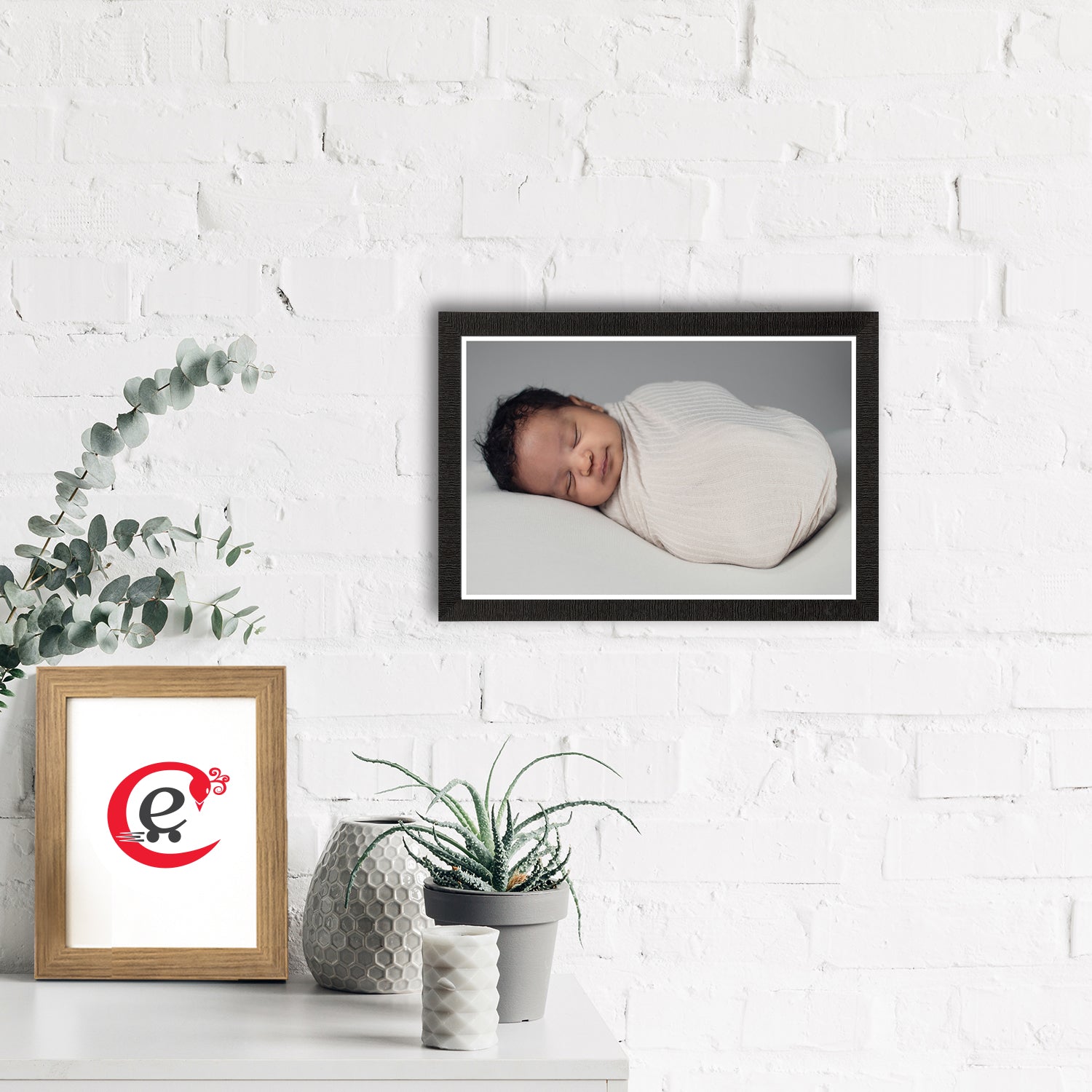 Cute Baby Painting Digital Printed Wall Art 1