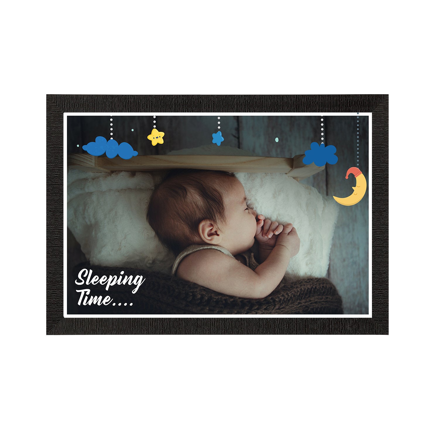 Cute Baby Painting Digital Printed Wall Art