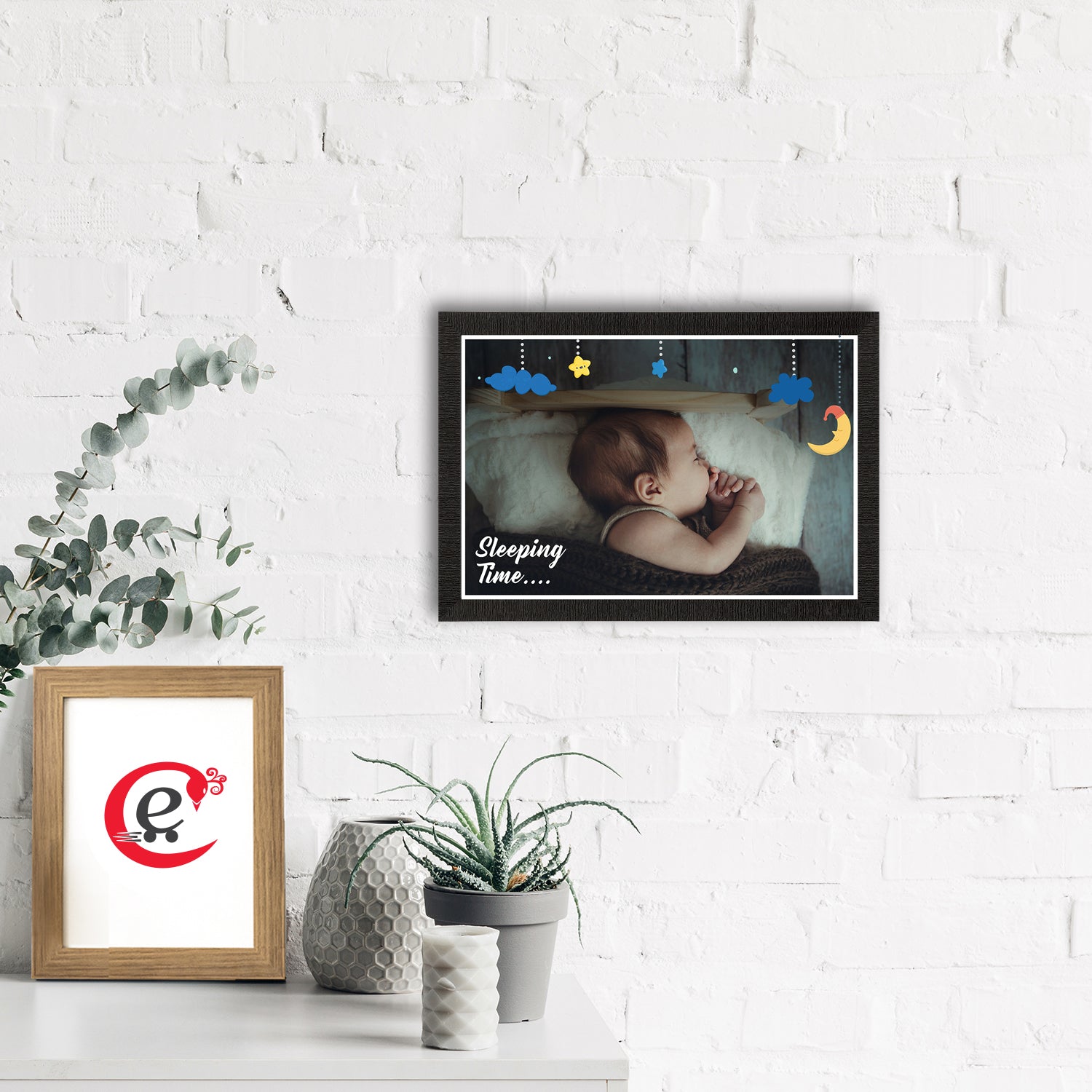 Cute Baby Painting Digital Printed Wall Art 1