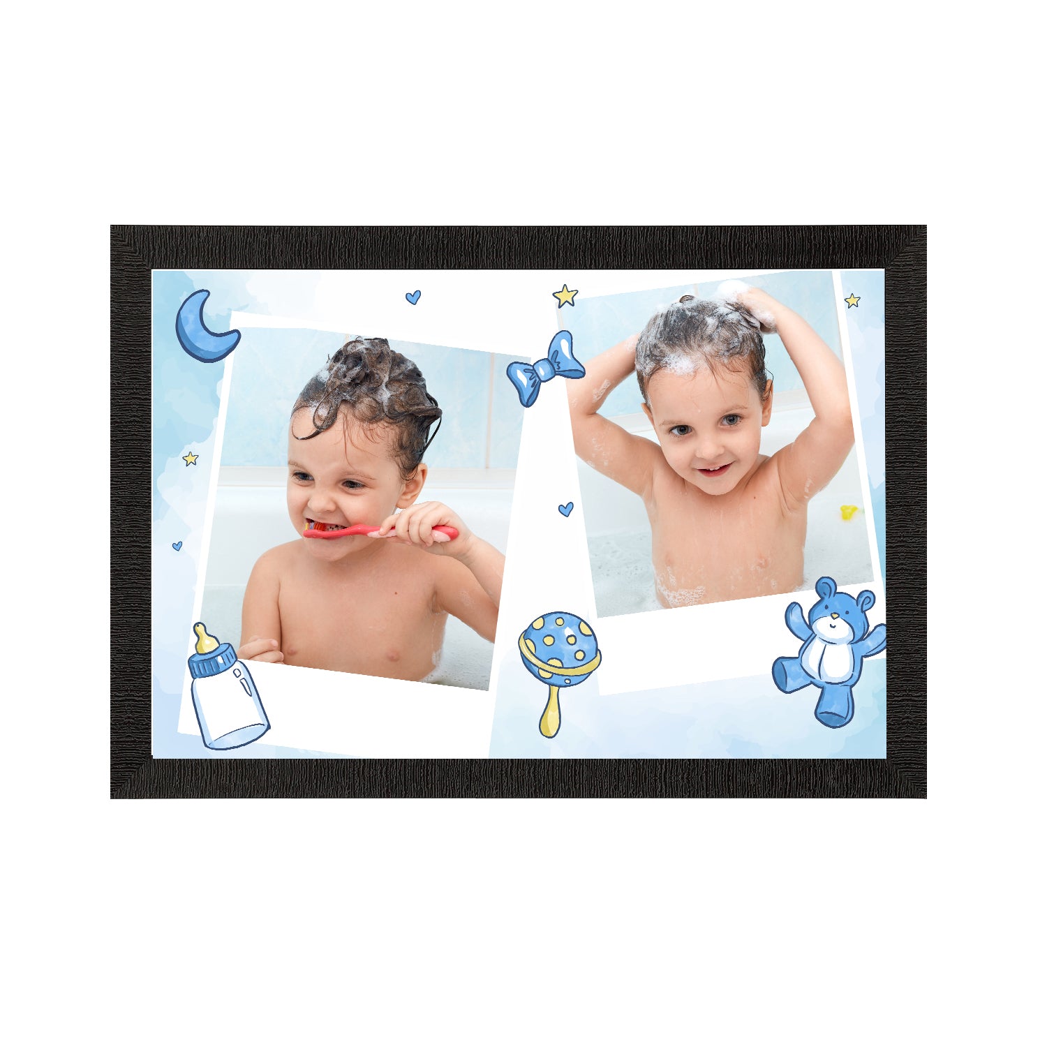 Cute Baby Painting Digital Printed Wall Art
