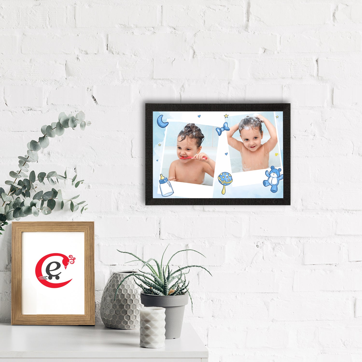 Cute Baby Painting Digital Printed Wall Art 1