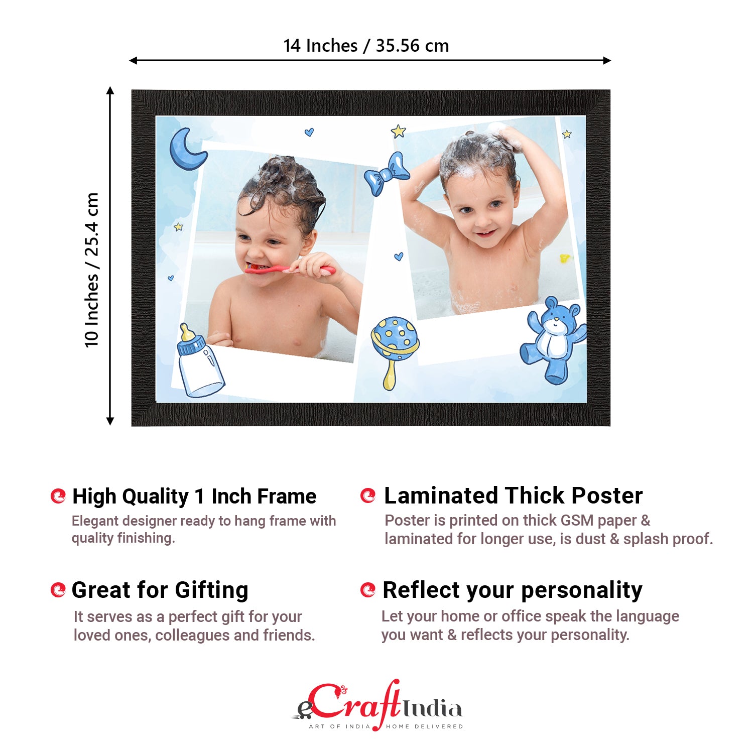Cute Baby Painting Digital Printed Wall Art 3