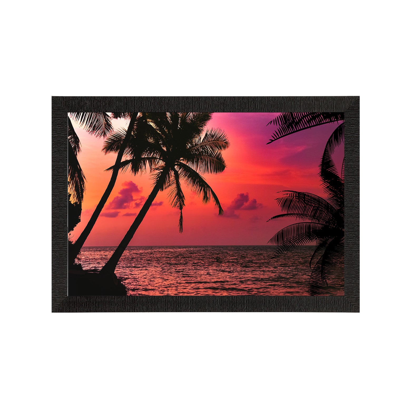 Beautiful Beach Sunrise View Satin Matt Texture UV Art Painting